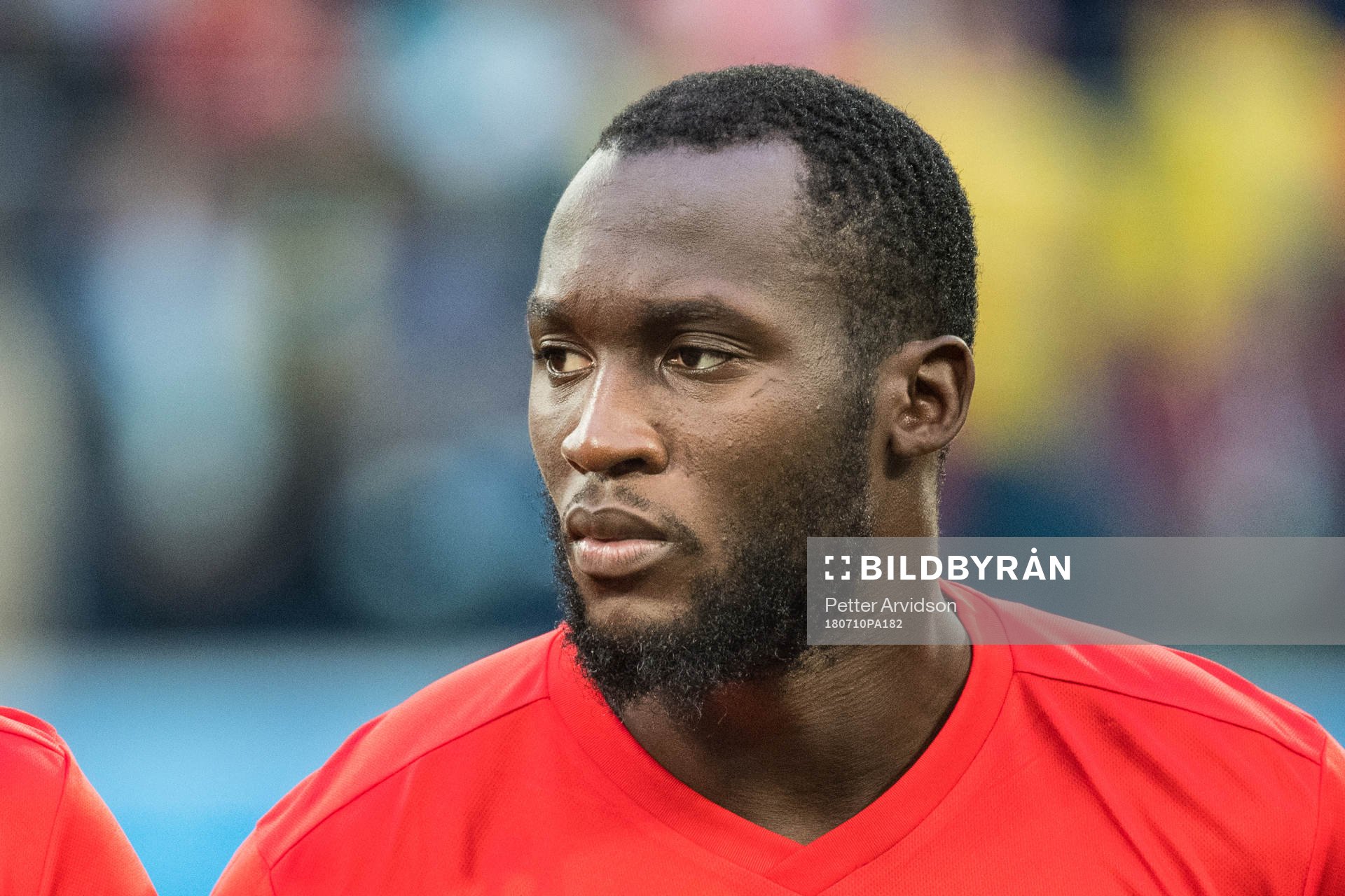 Romelu Lukaku of Belgium prior the FIFA World Cup semi