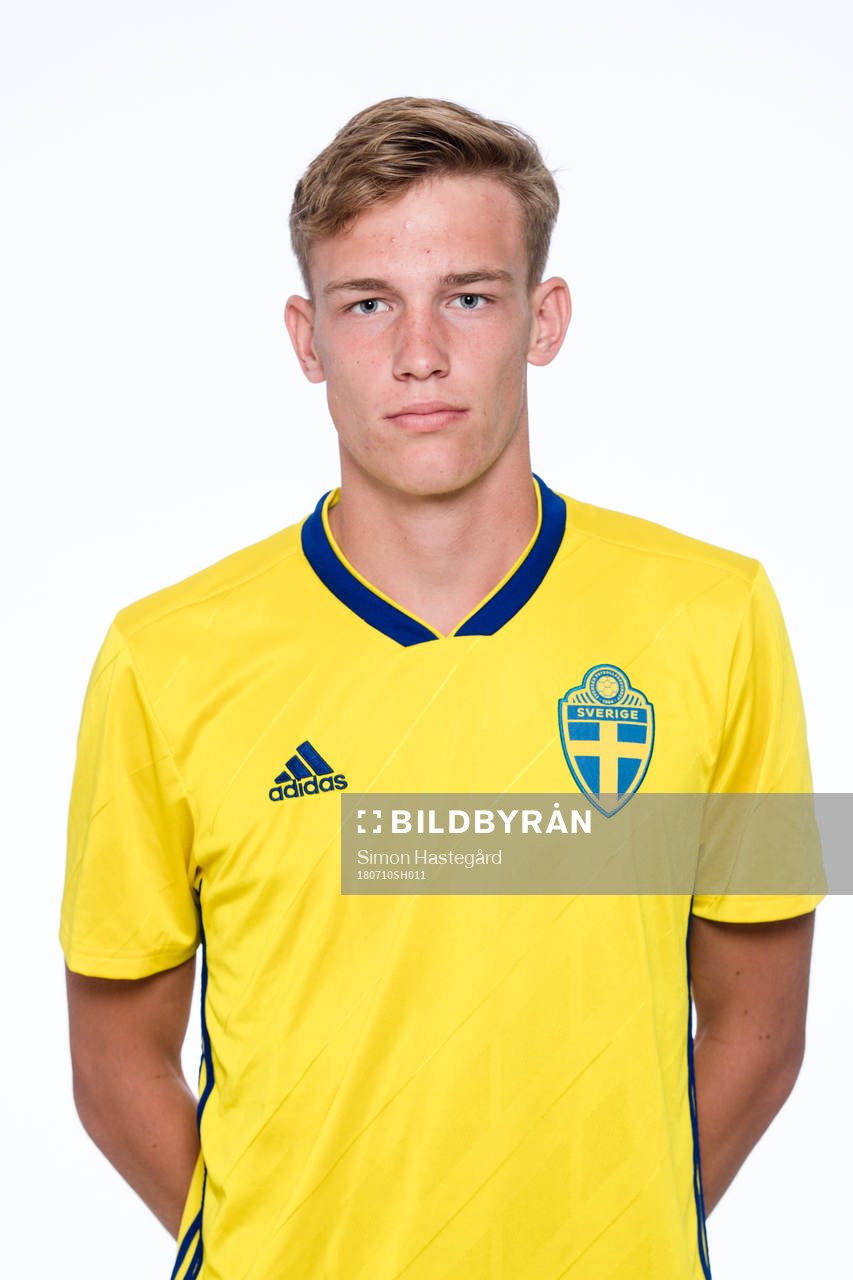 Erik Rasmusson i P17-landslaget