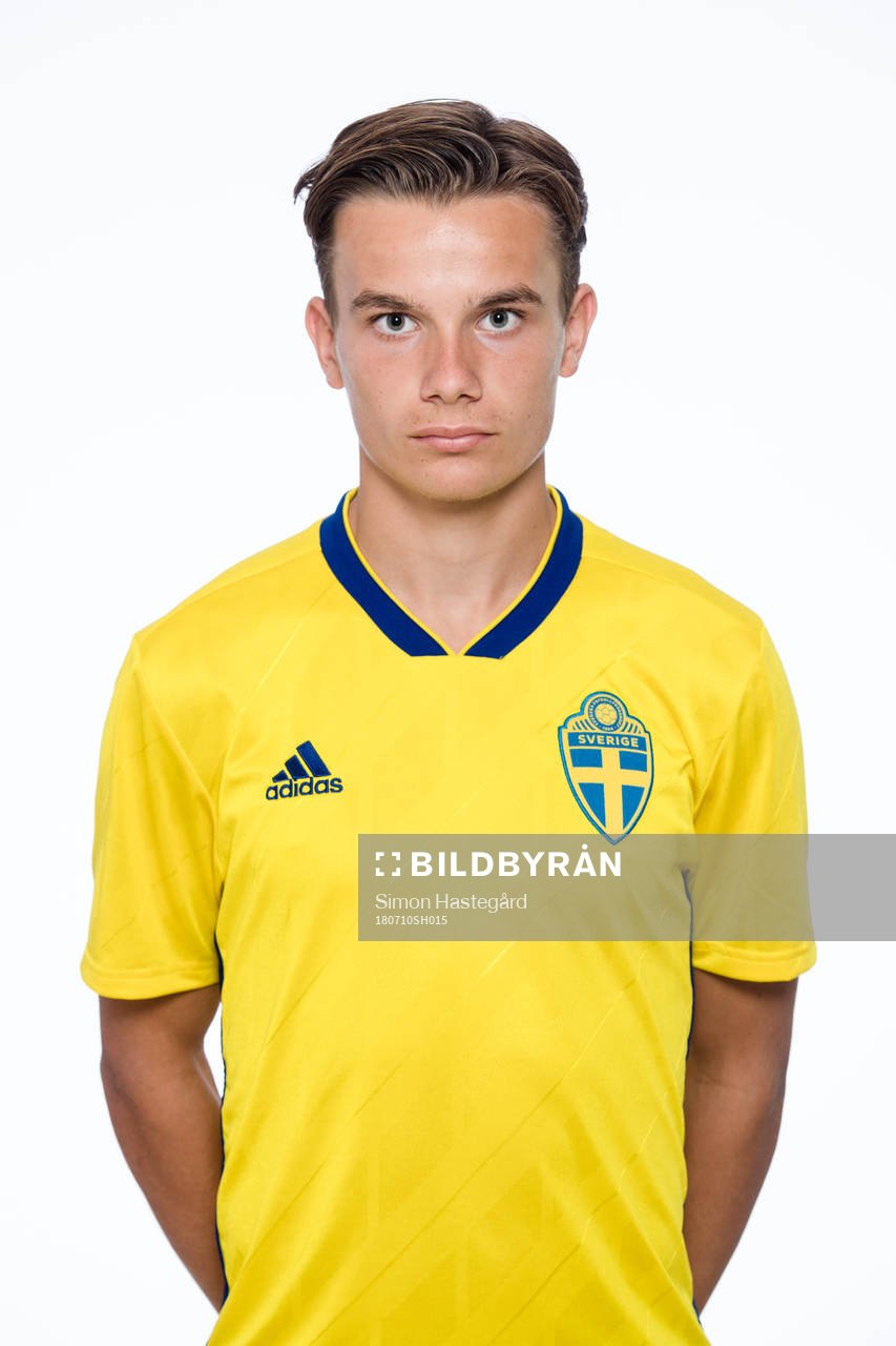 Anton Ingves i P17-landslaget