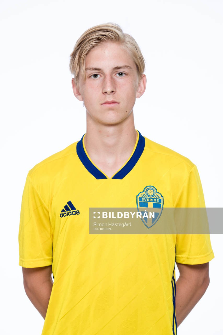 Albin Sundgren i P17-landslaget