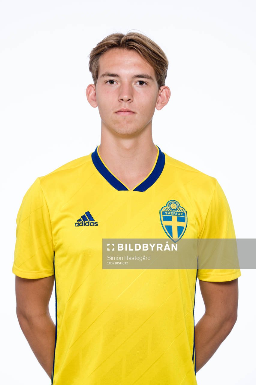 Adam Wästlund i P17-landslaget