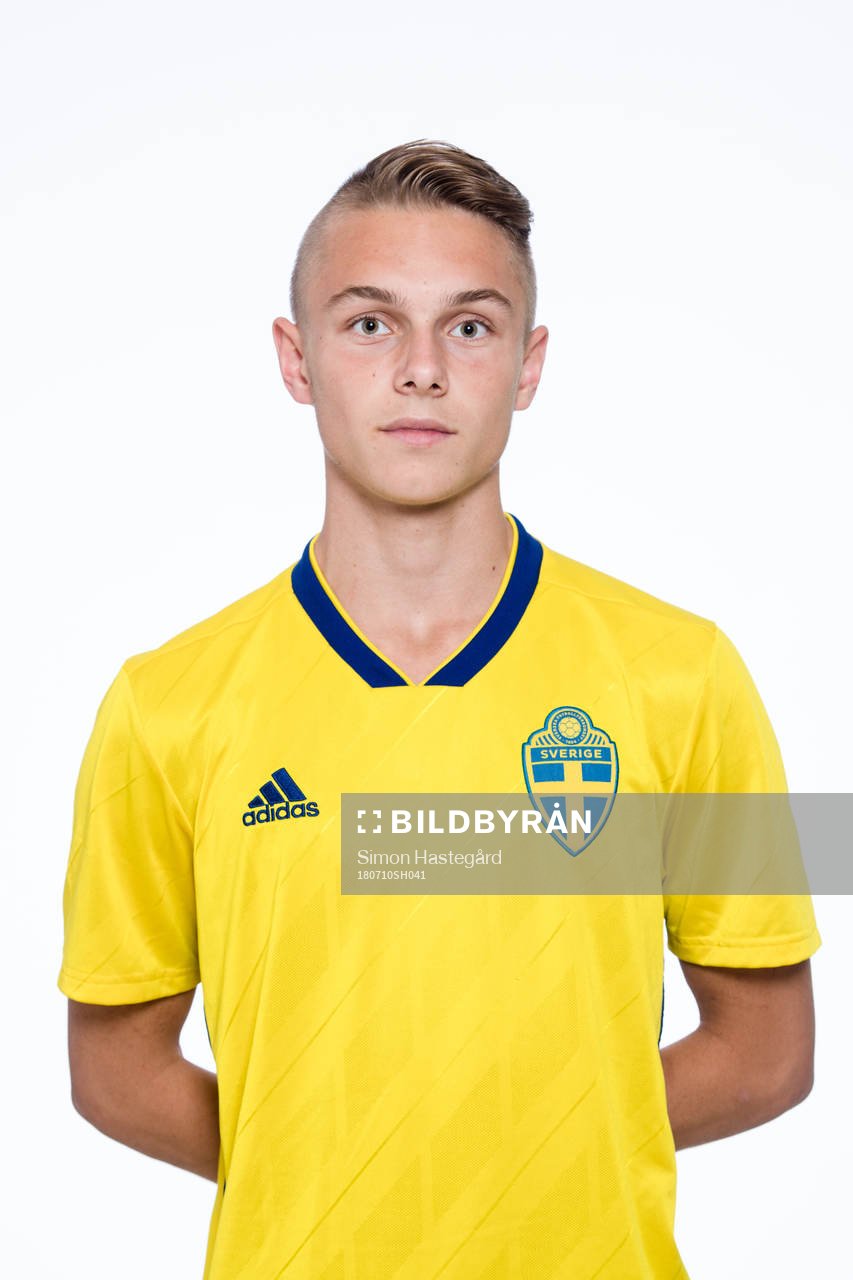 Albin Palmlöv i P17-landslaget