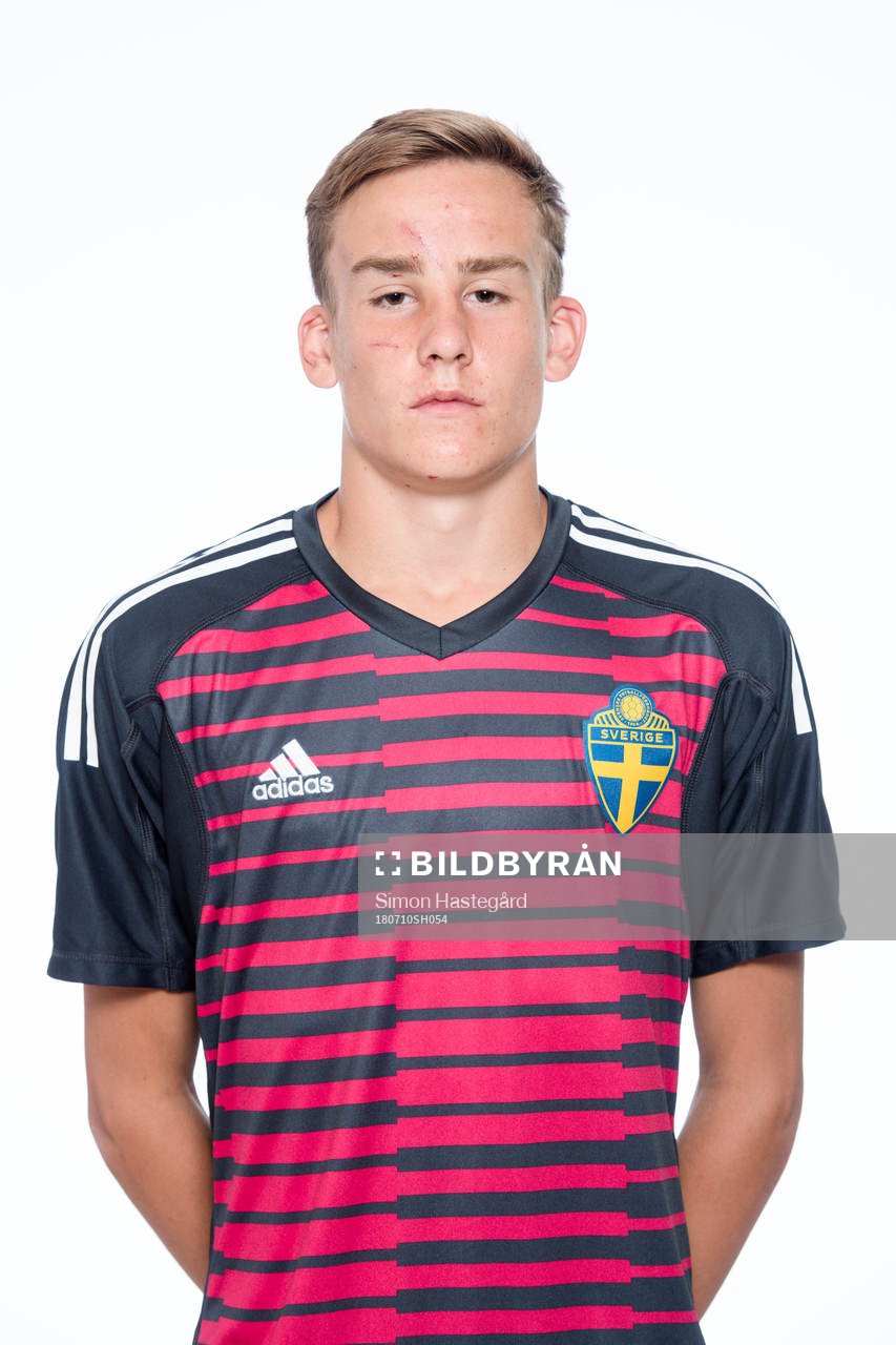 Hampus Gustafsson,  Målvakt i P17-landslaget