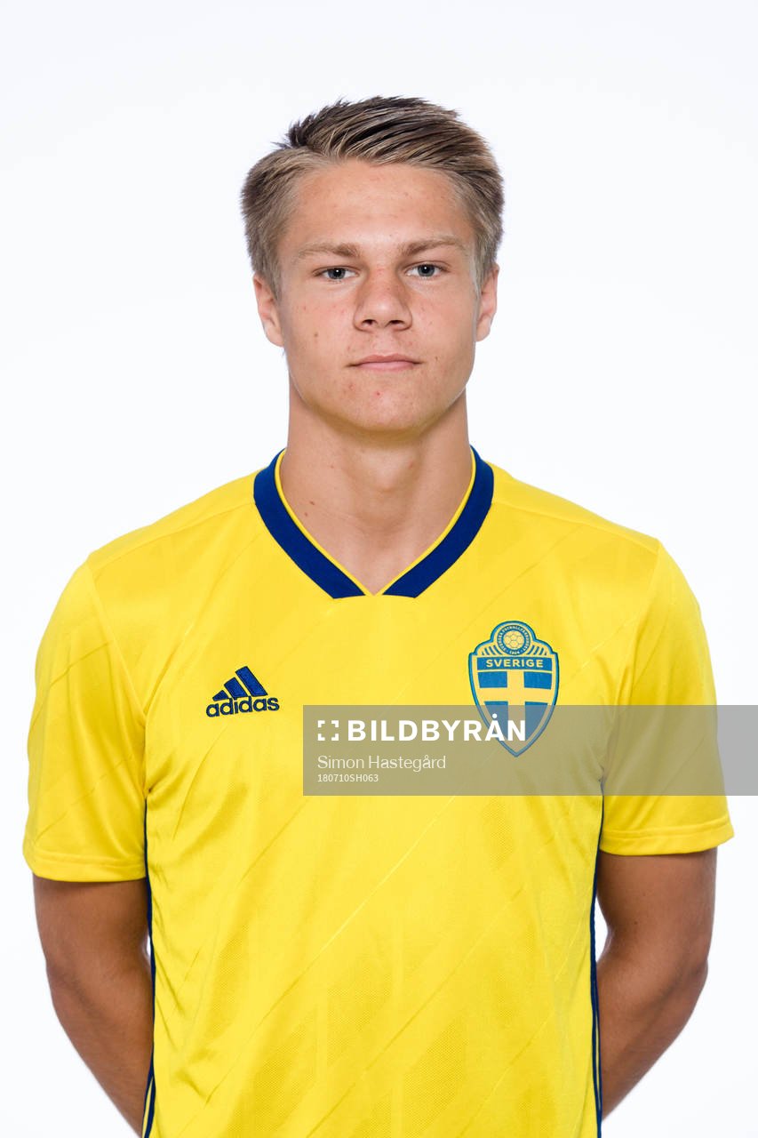Gustav Broman  i P17-landslaget
