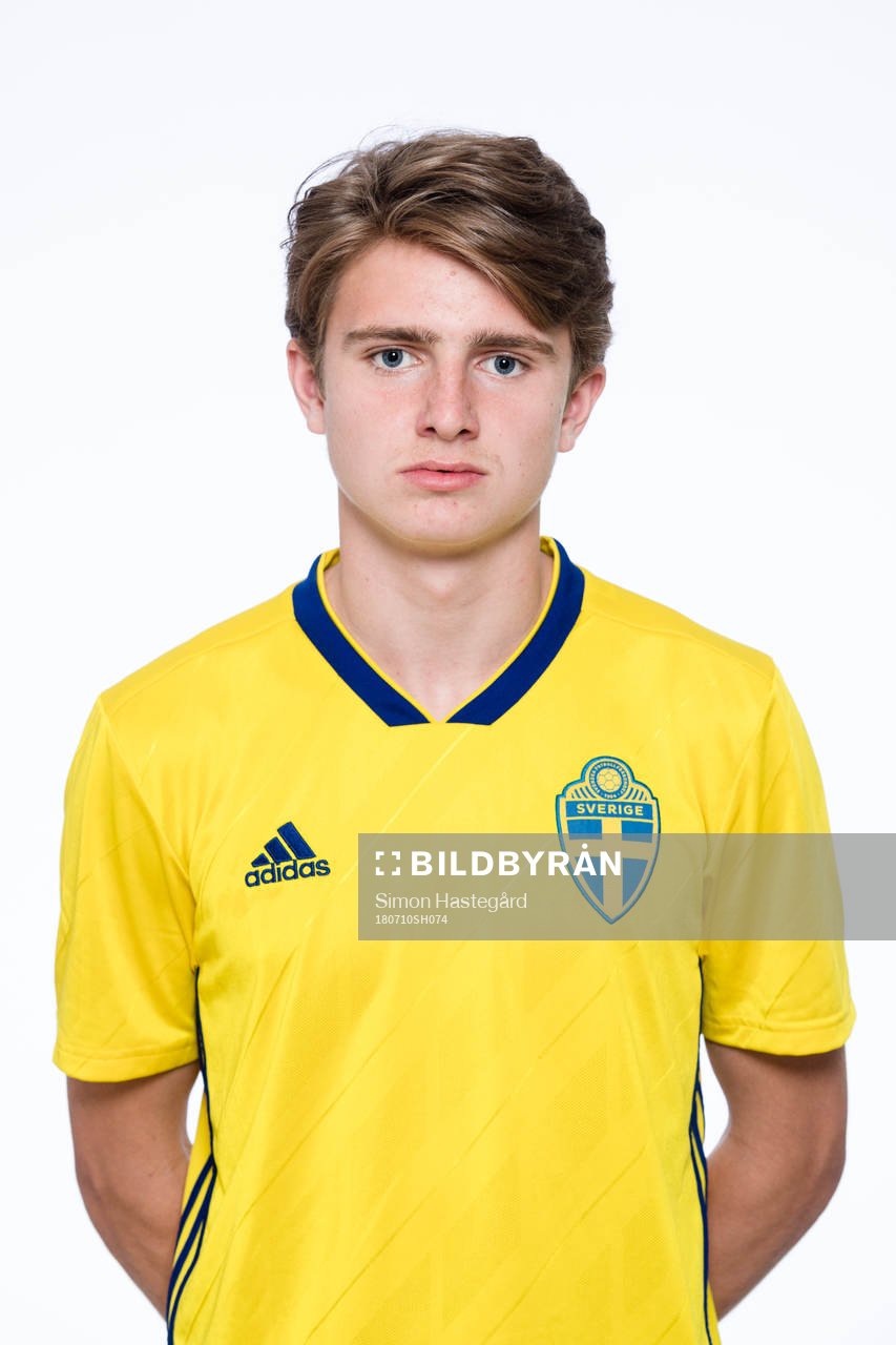 Ludvig Carlius i P17-landslaget