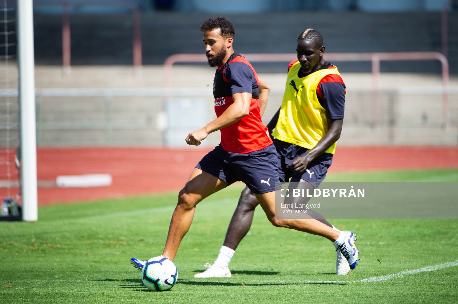 Andros Townsend och Mamadou Sakho