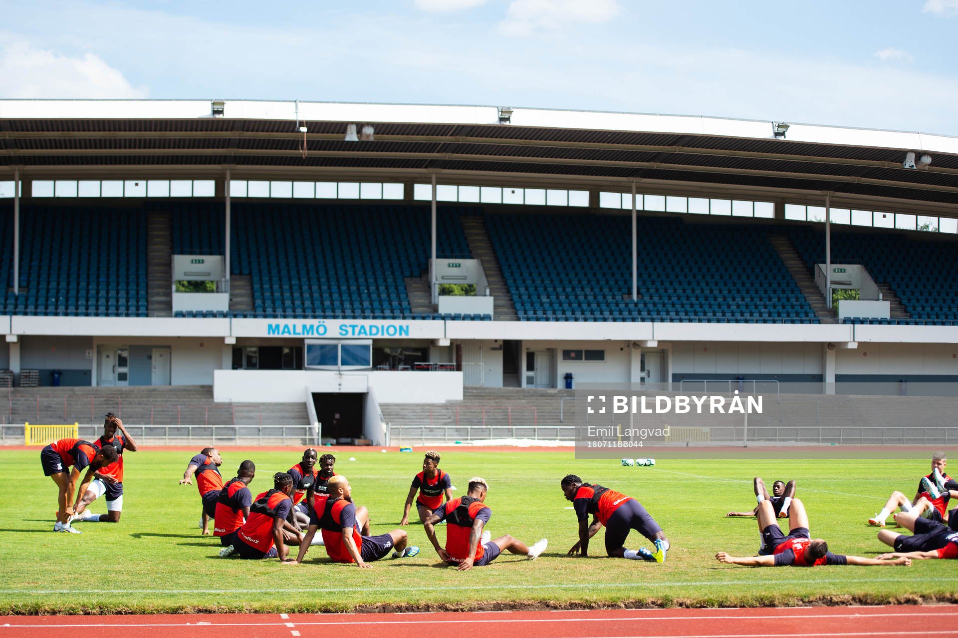 Fotbollsträning med Crystal Palace
