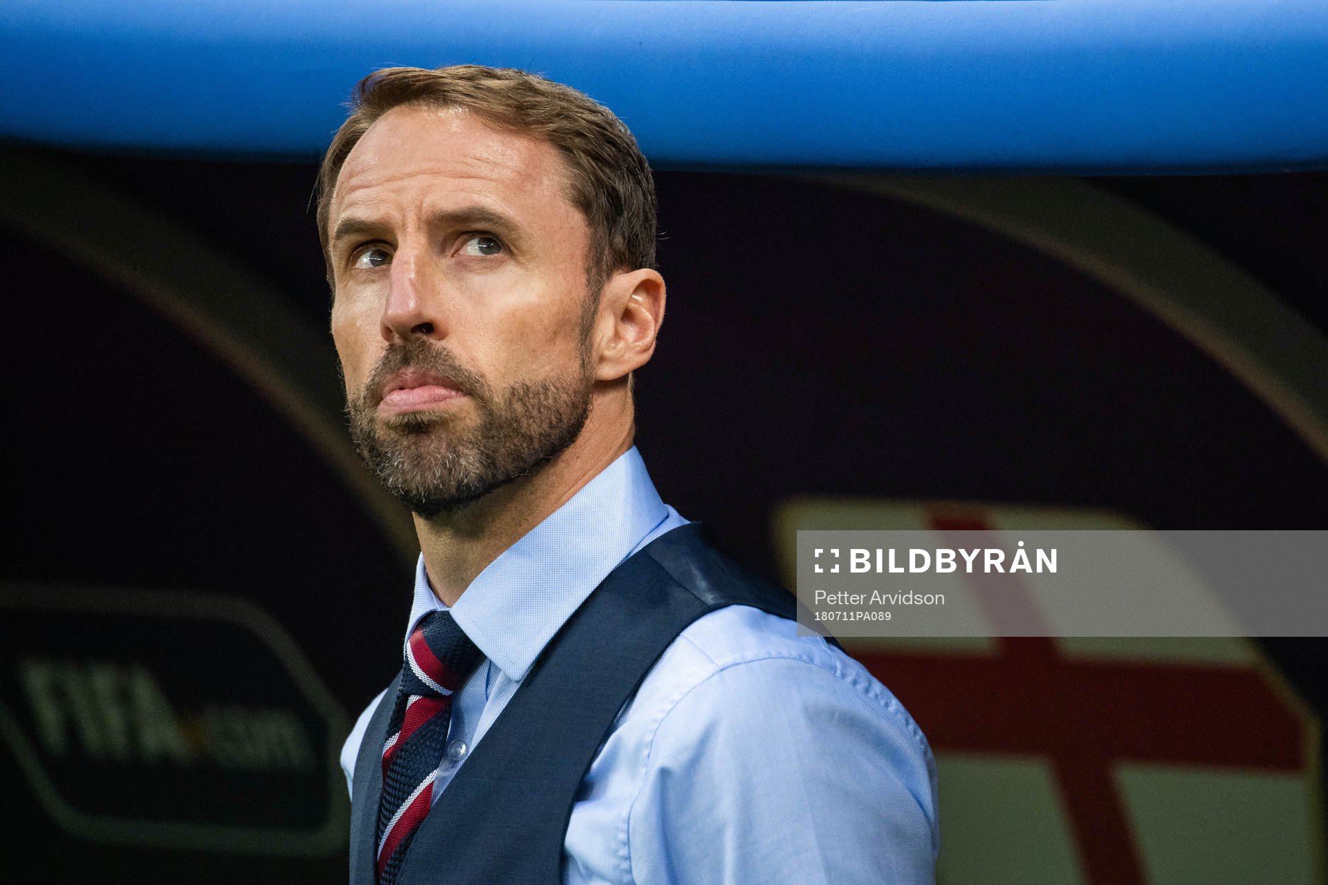 Head coach Gareth Southgate of England prior to the FIFA