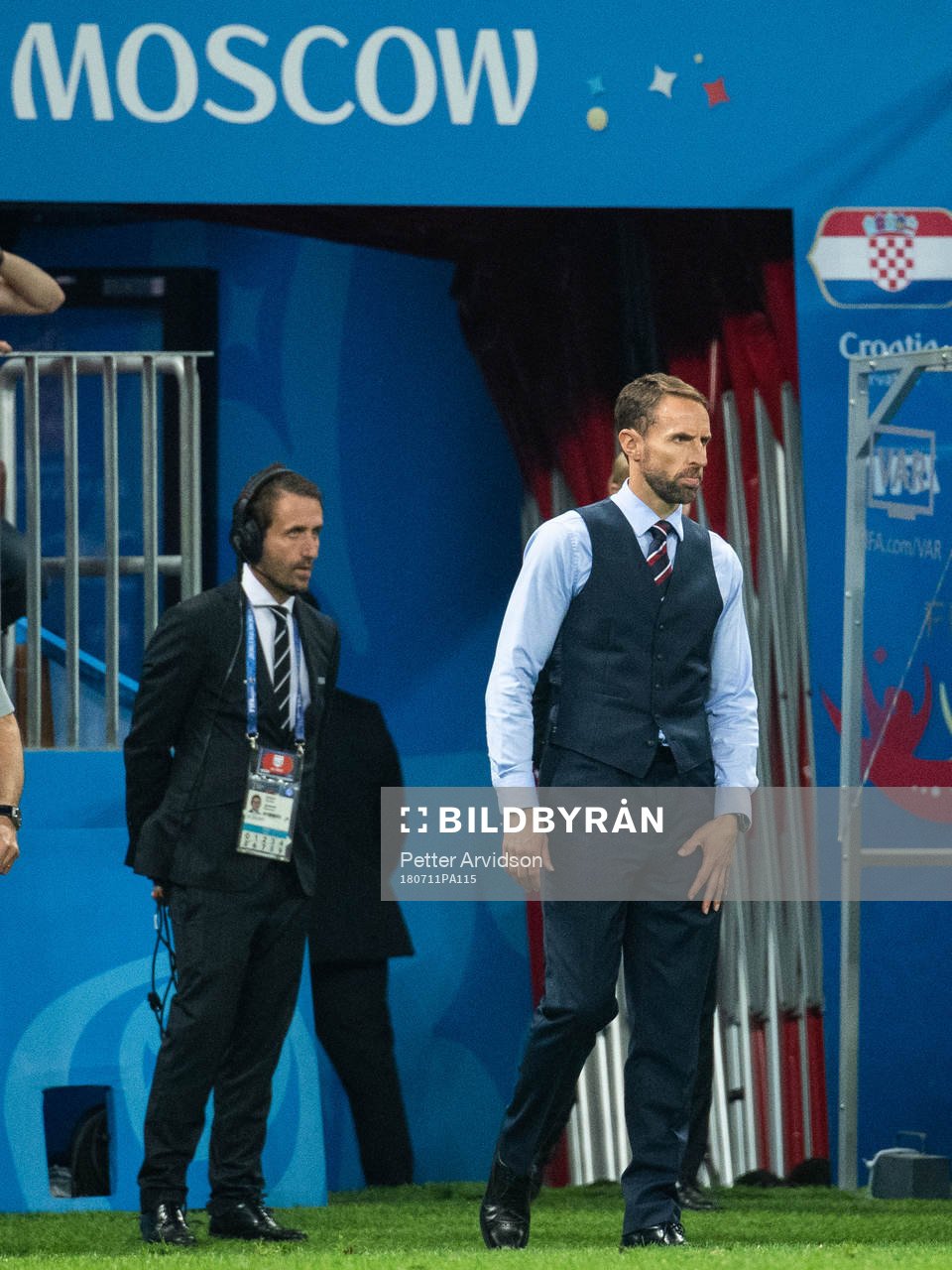 Head coach Gareth Southgate of England