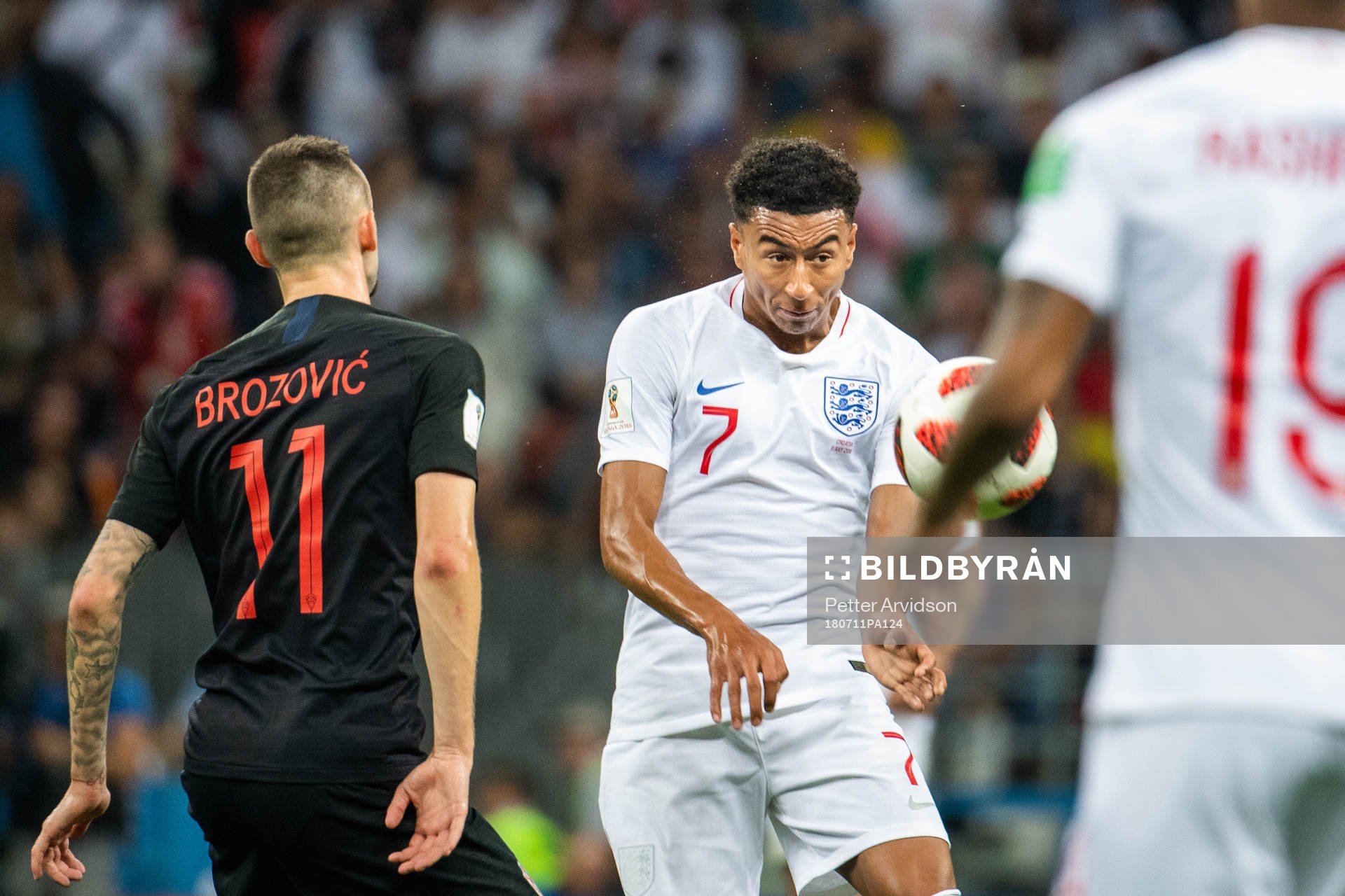 Jesse Lingard of England