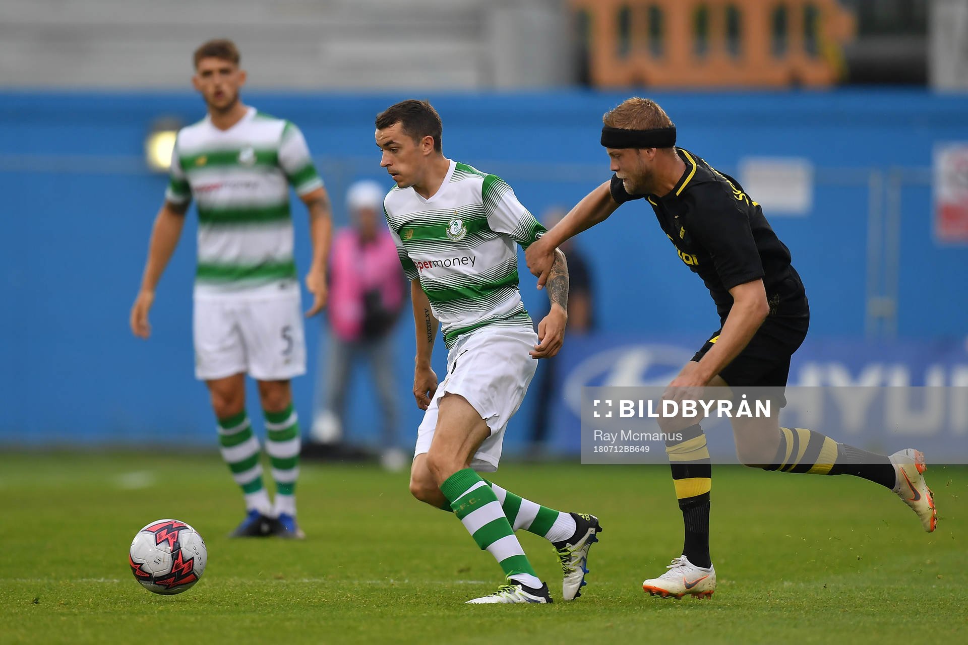 Sean Kavanagh of Shamrock Rovers in action against Daniel