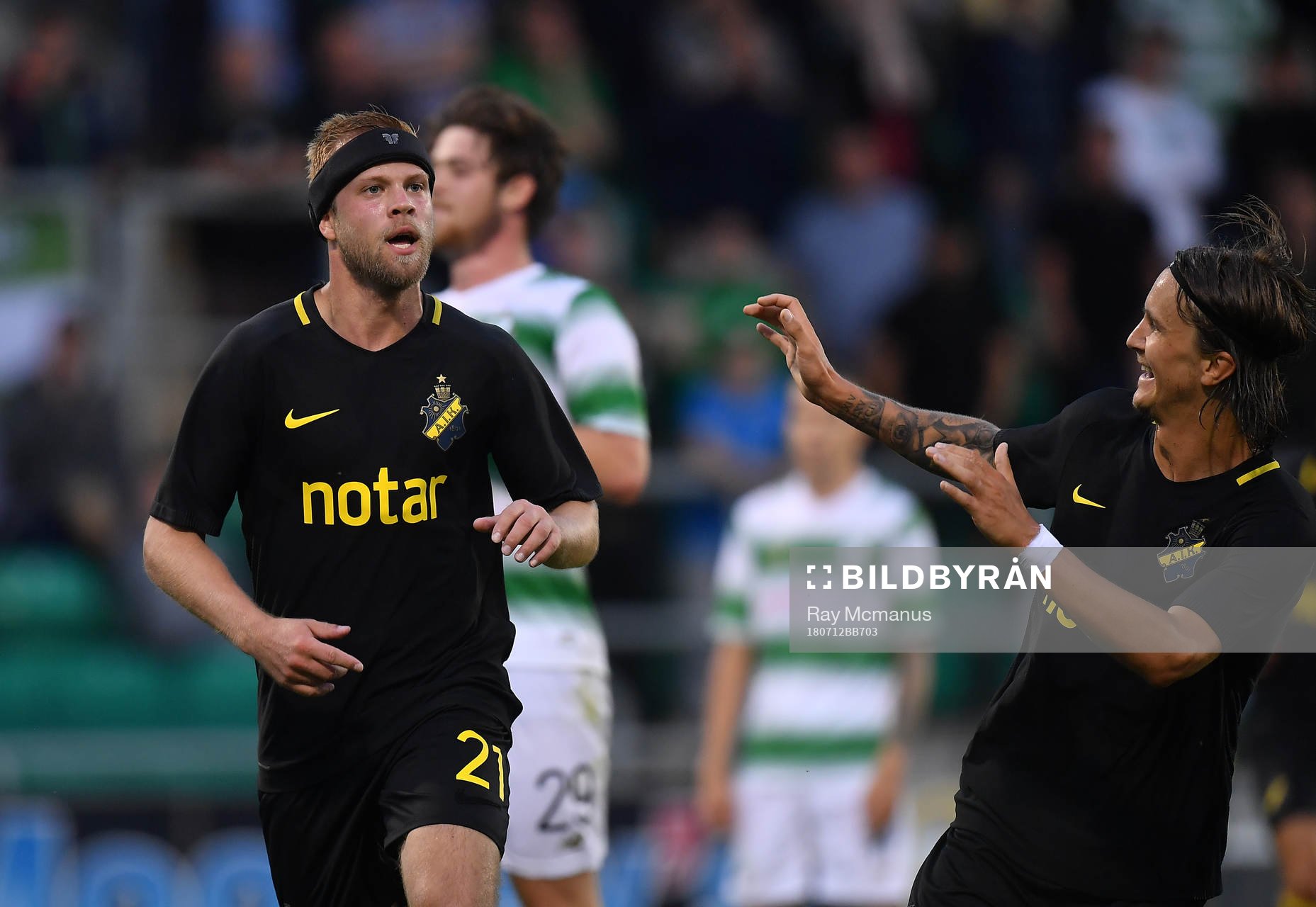 Daniel Sundgren of AIK celebrates