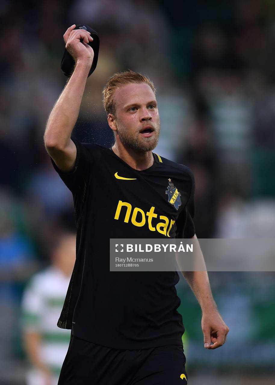 Daniel Sundgren of AIK celebrates