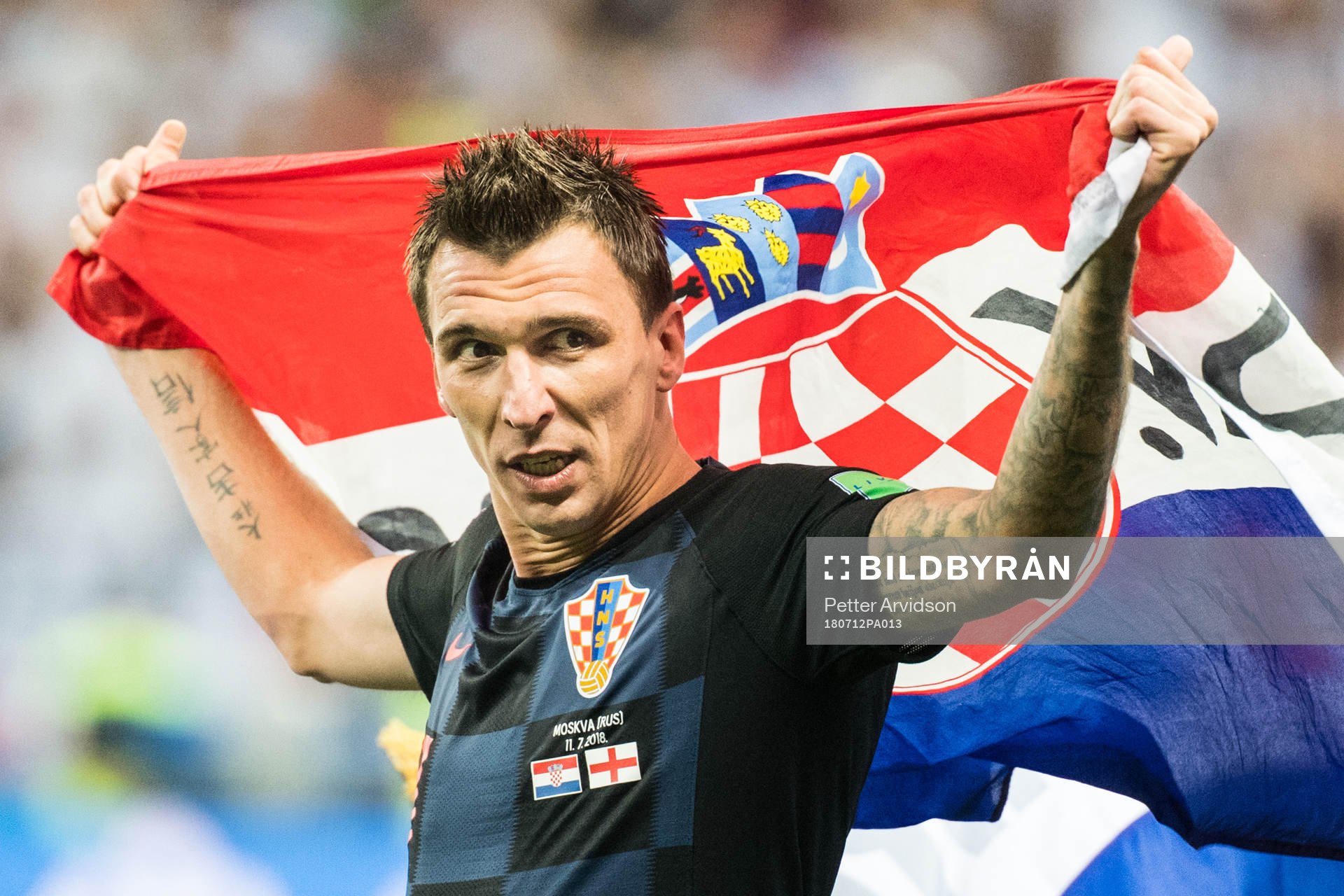 Mario Mandzukic celebrates