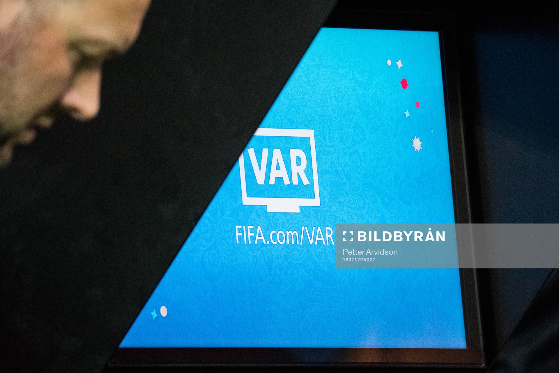 A VAR screen