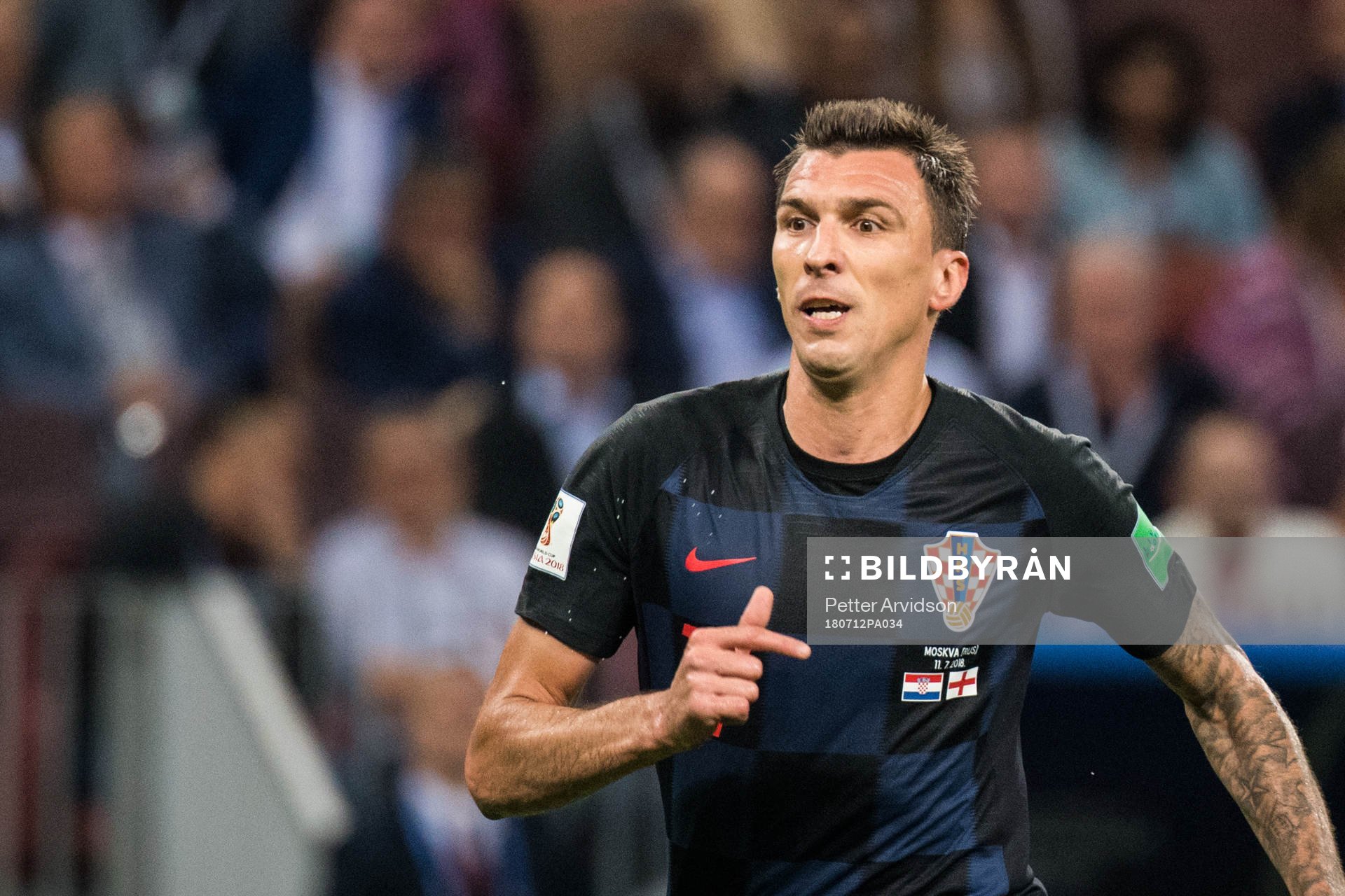 Mario Mandzukic of Croatia