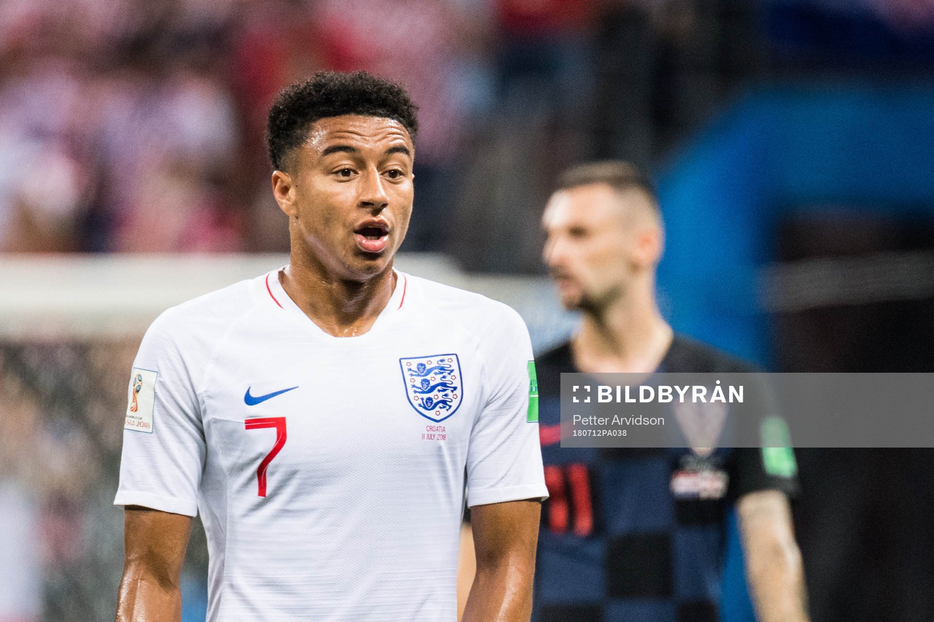 Jesse Lingard of England