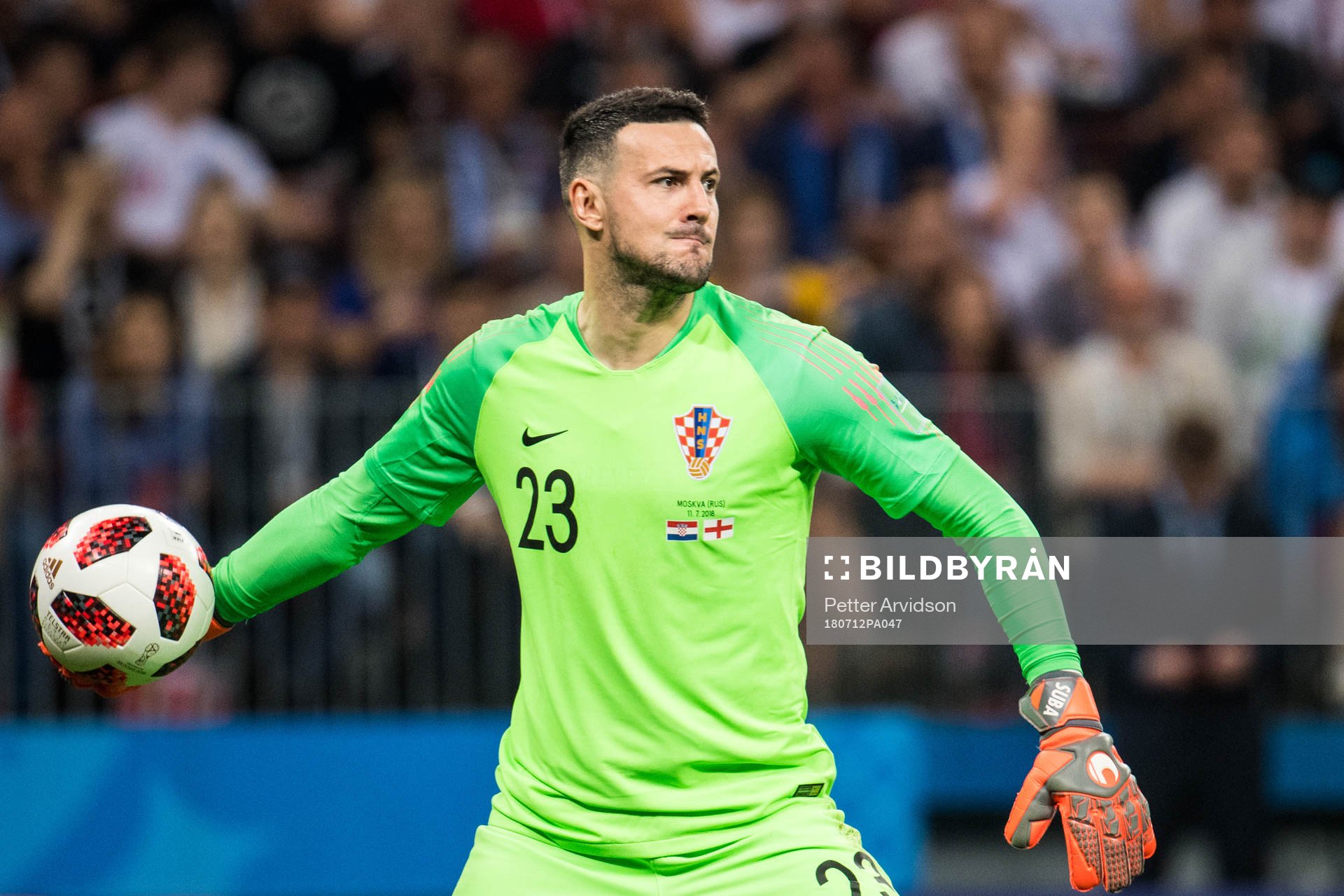 Goalkeeper Danijel Subasic of Croatia