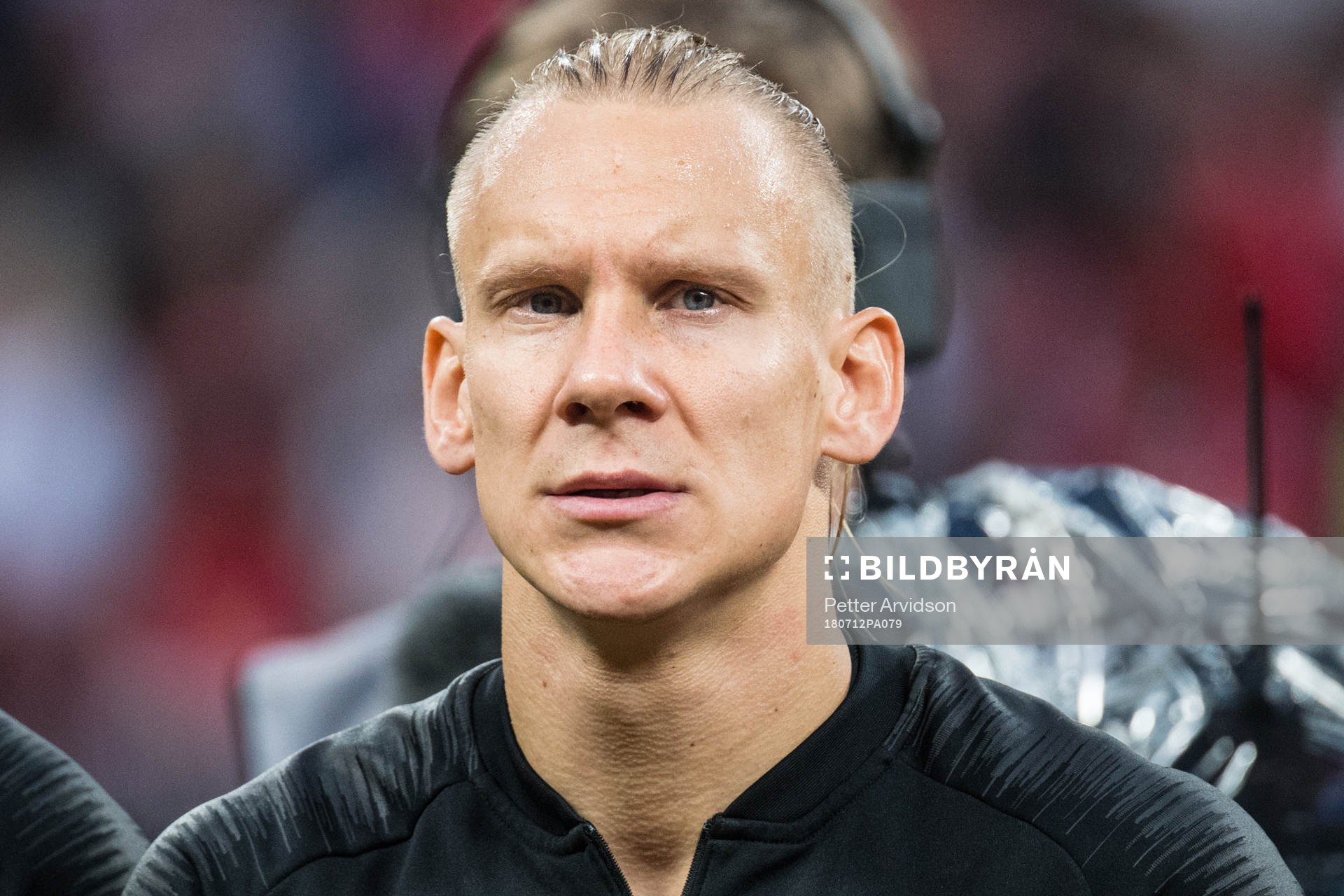 Domagoj Vida of Croatia prior the FIFA World Cup semi final