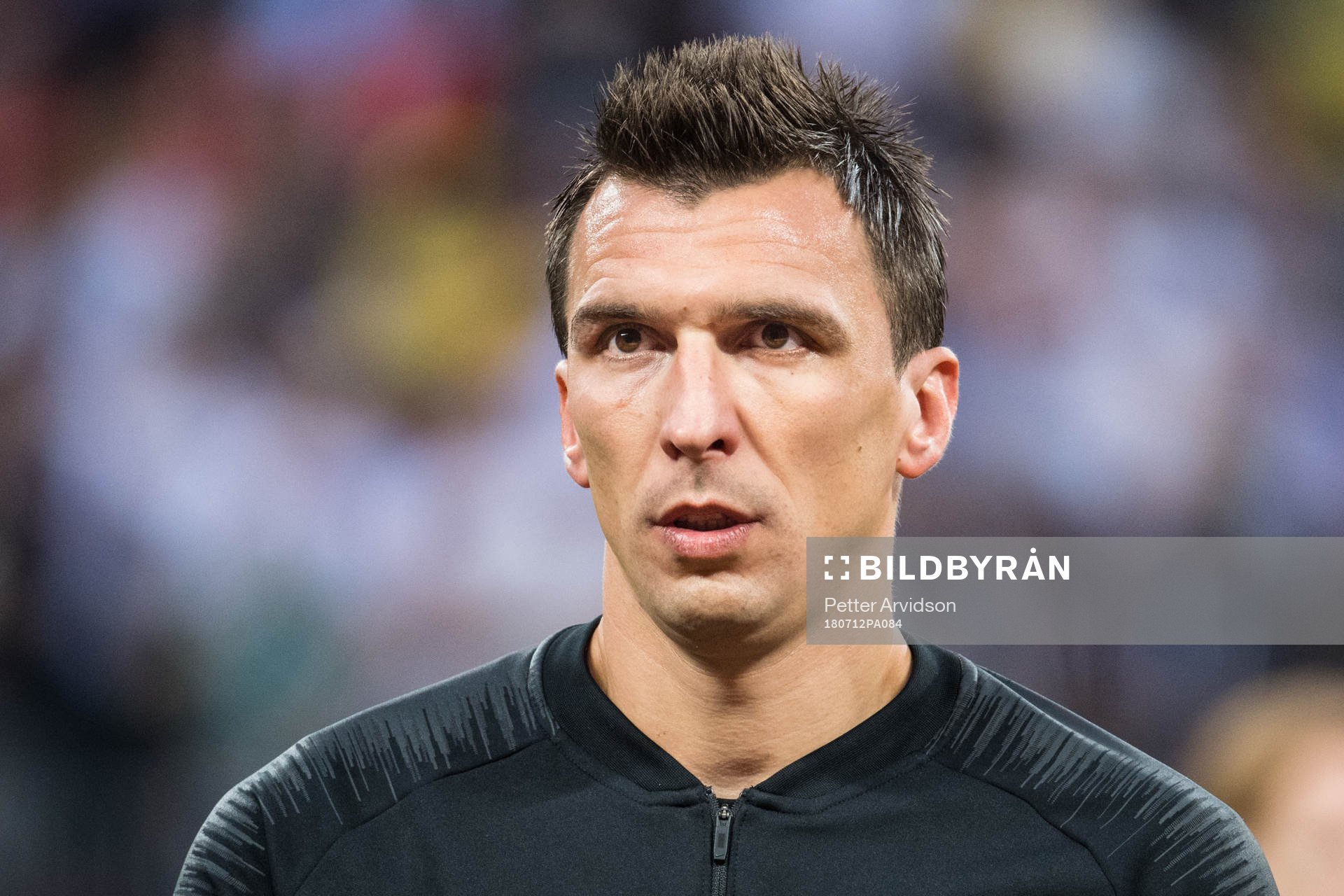 Mario Mandzukic of Croatia prior the FIFA World Cup semi