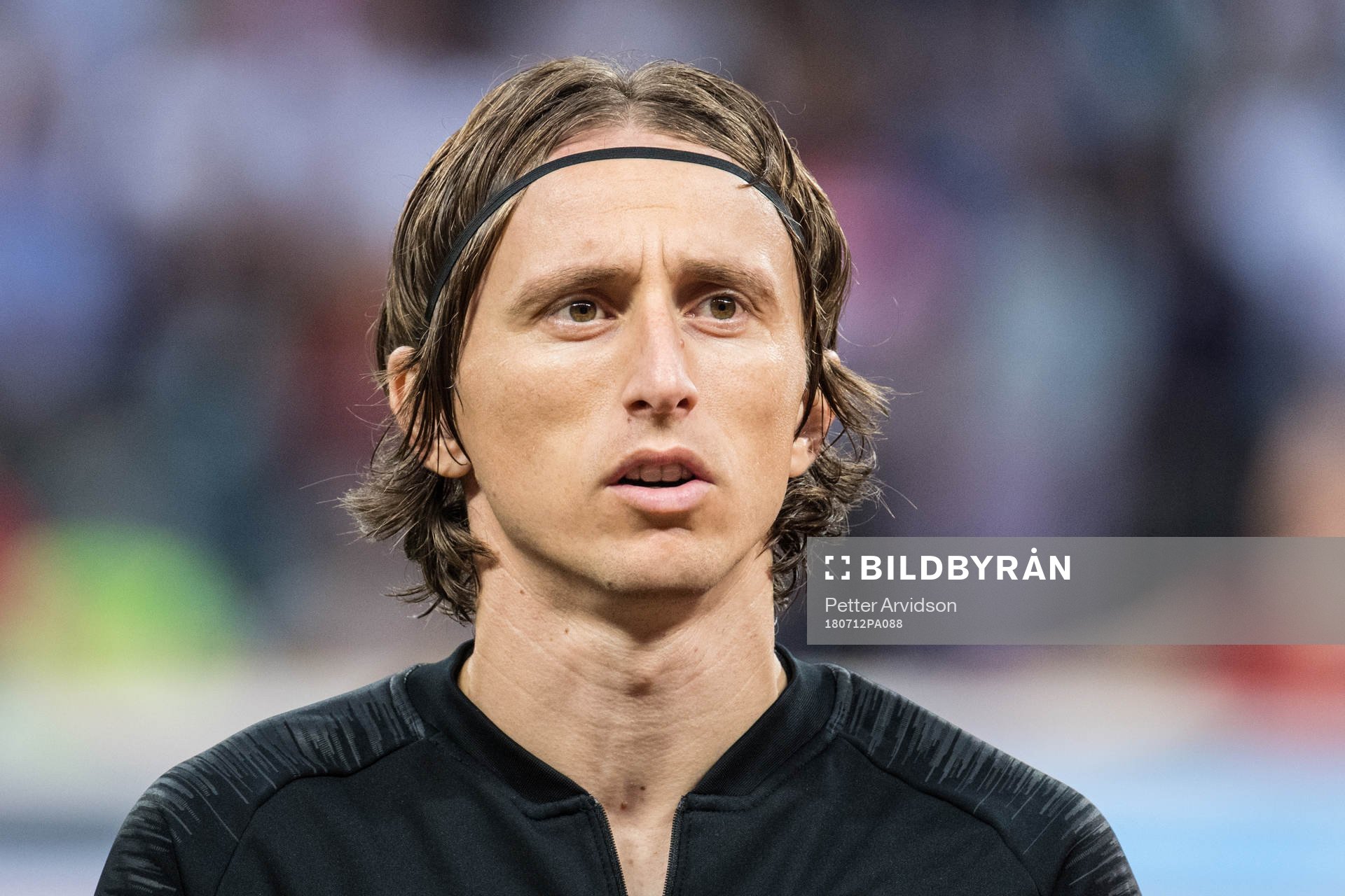 Luka Modric of Croatia prior the FIFA World Cup semi final
