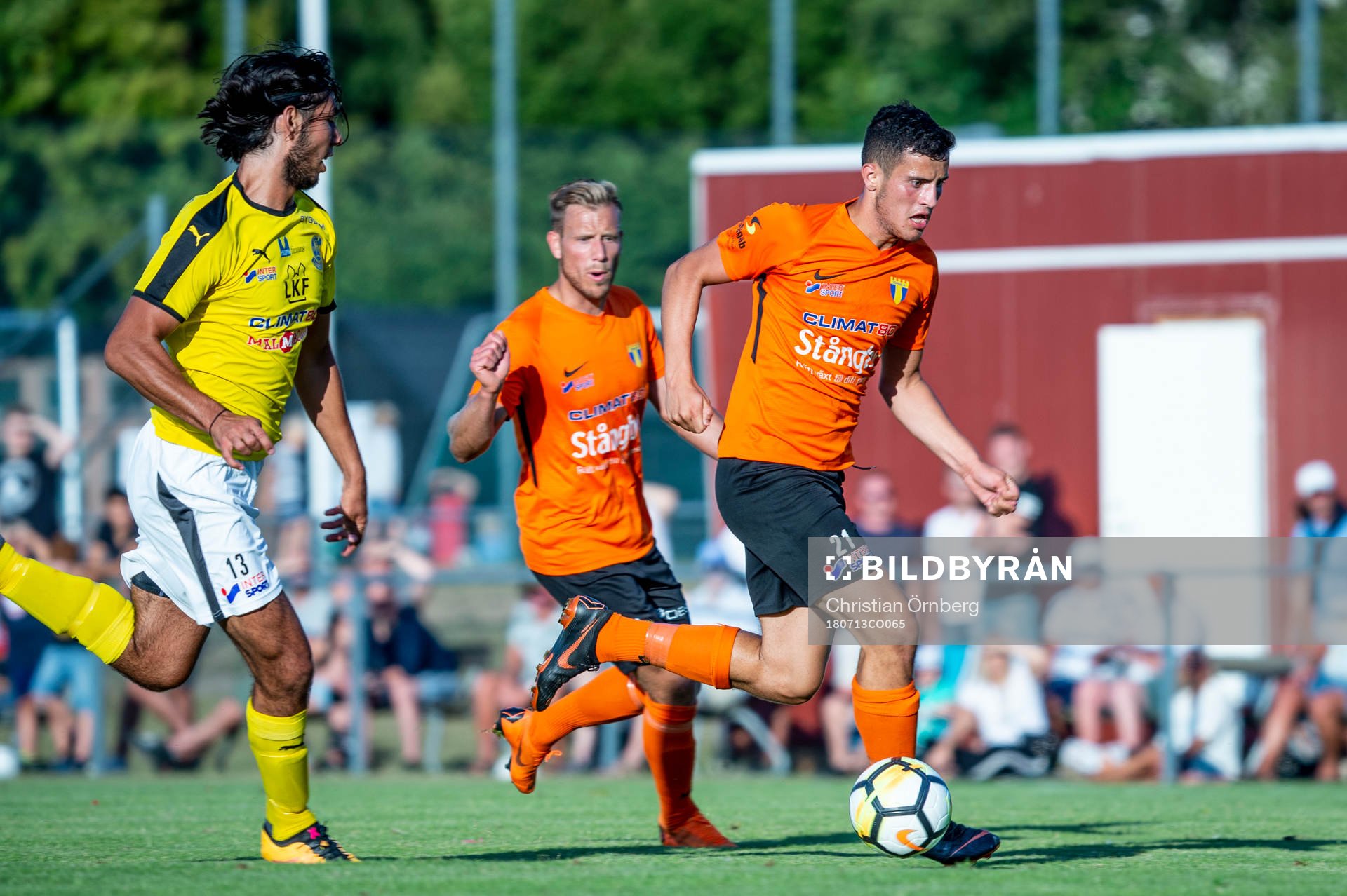 Torns Astrit Seljmani mot Lunds  Geronimo Balint