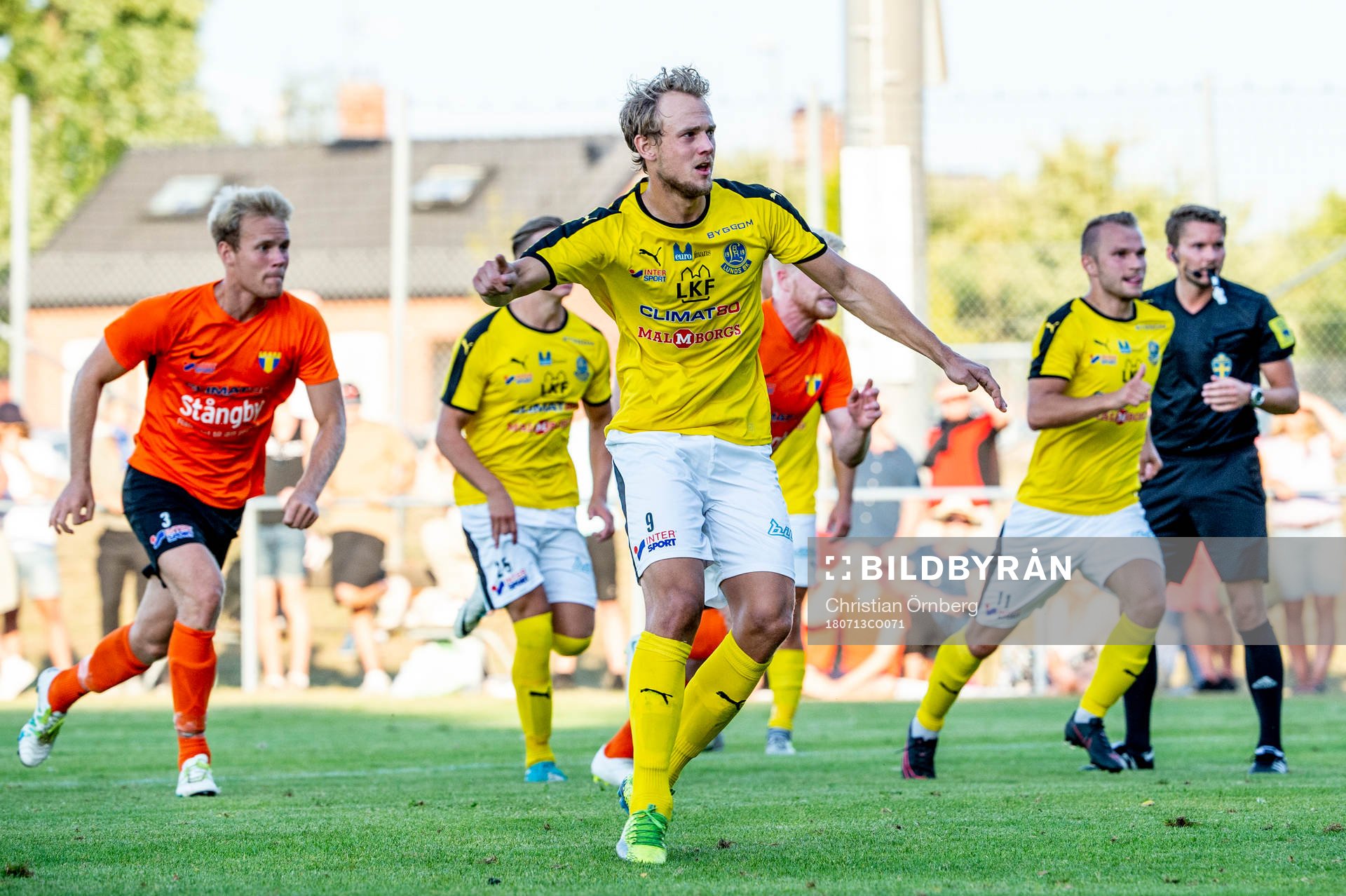 Lunds Andreas Birgersson jublar