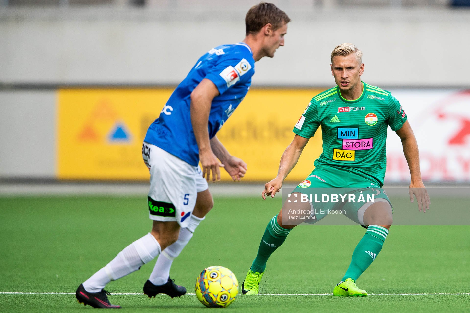 Trelleborgs Anton Tideman och Dalkurds Simon Strand