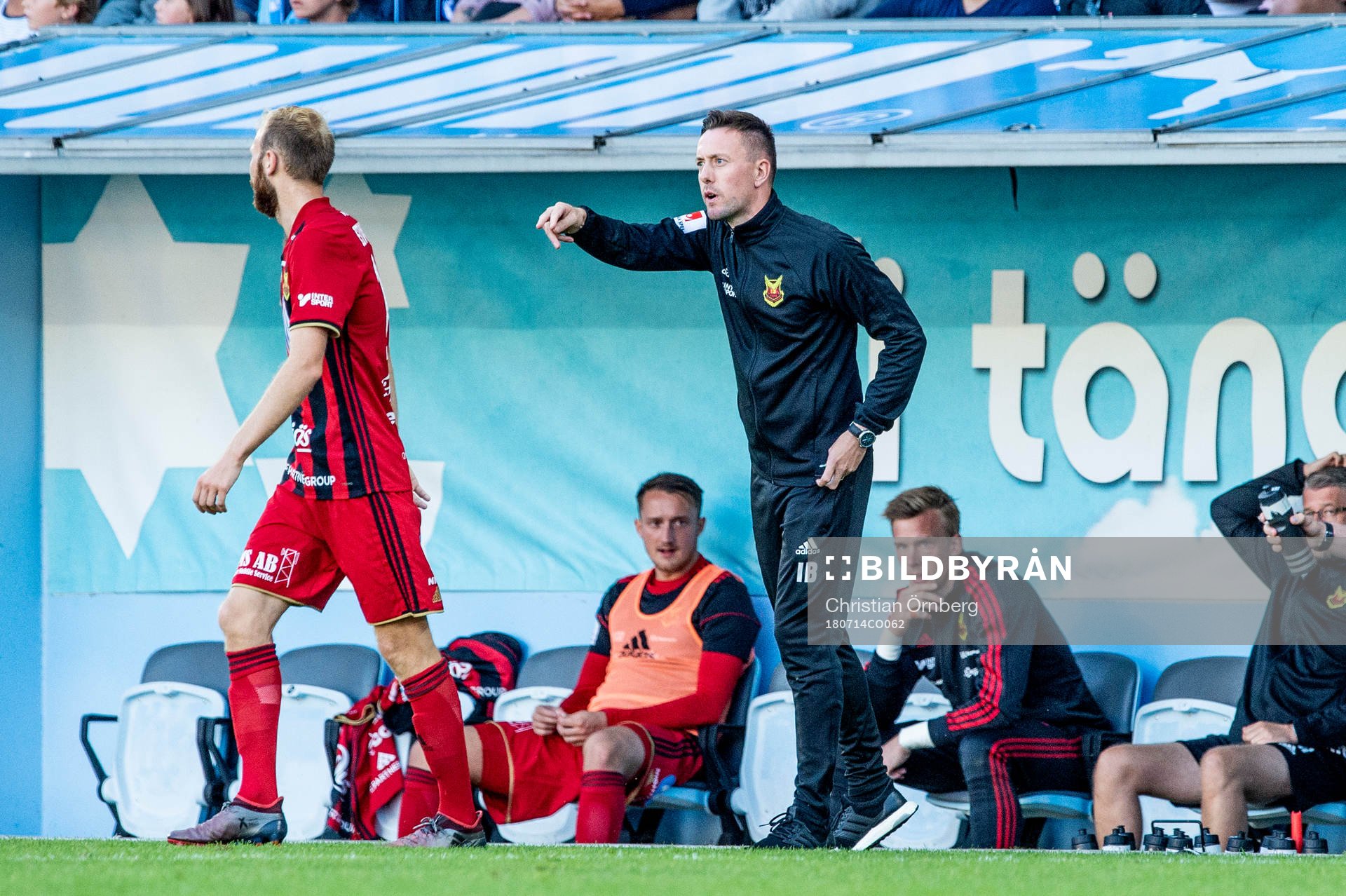 Östersunds tränare Ian Burchnall