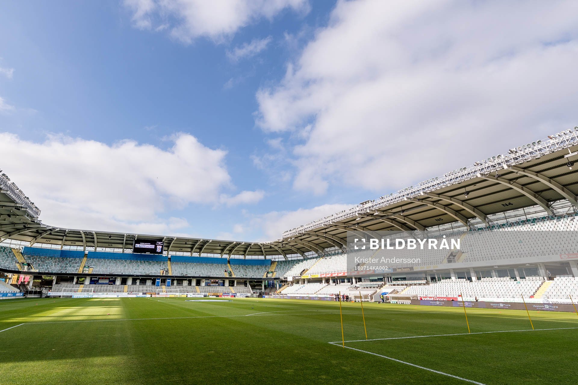Gamla Ullevi före fotbollsmatchen i Allsvenskan mellan IFK