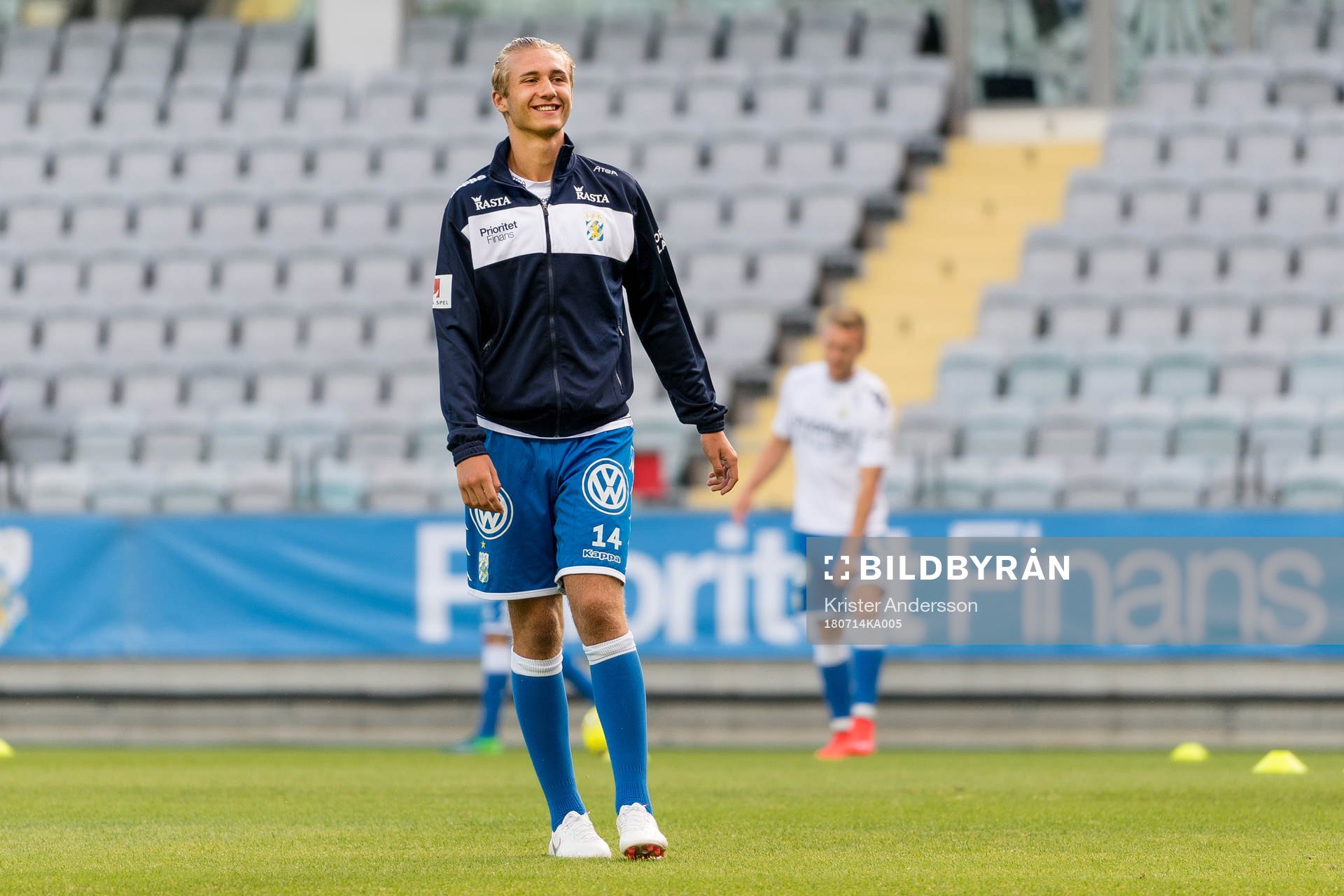 IFK Göteborgs Benjamin Nygren före fotbollsmatchen i