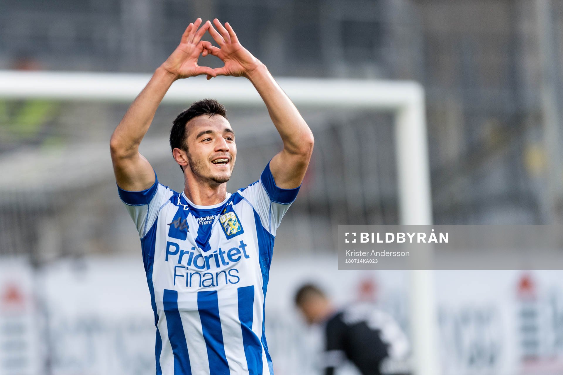 IFK Göteborgs Giorgi Kharaishvili jublar