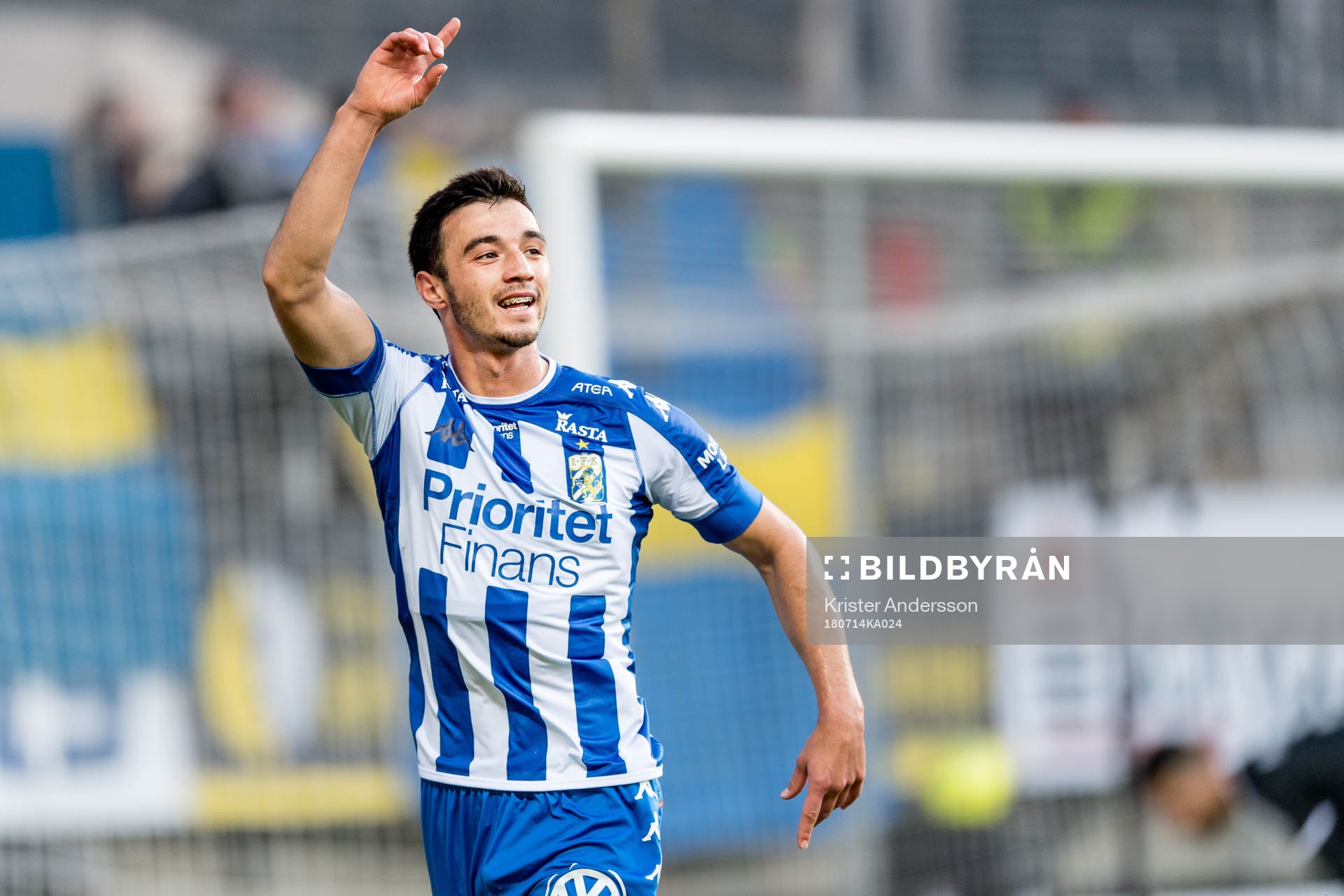 IFK Göteborgs Giorgi Kharaishvili jublar