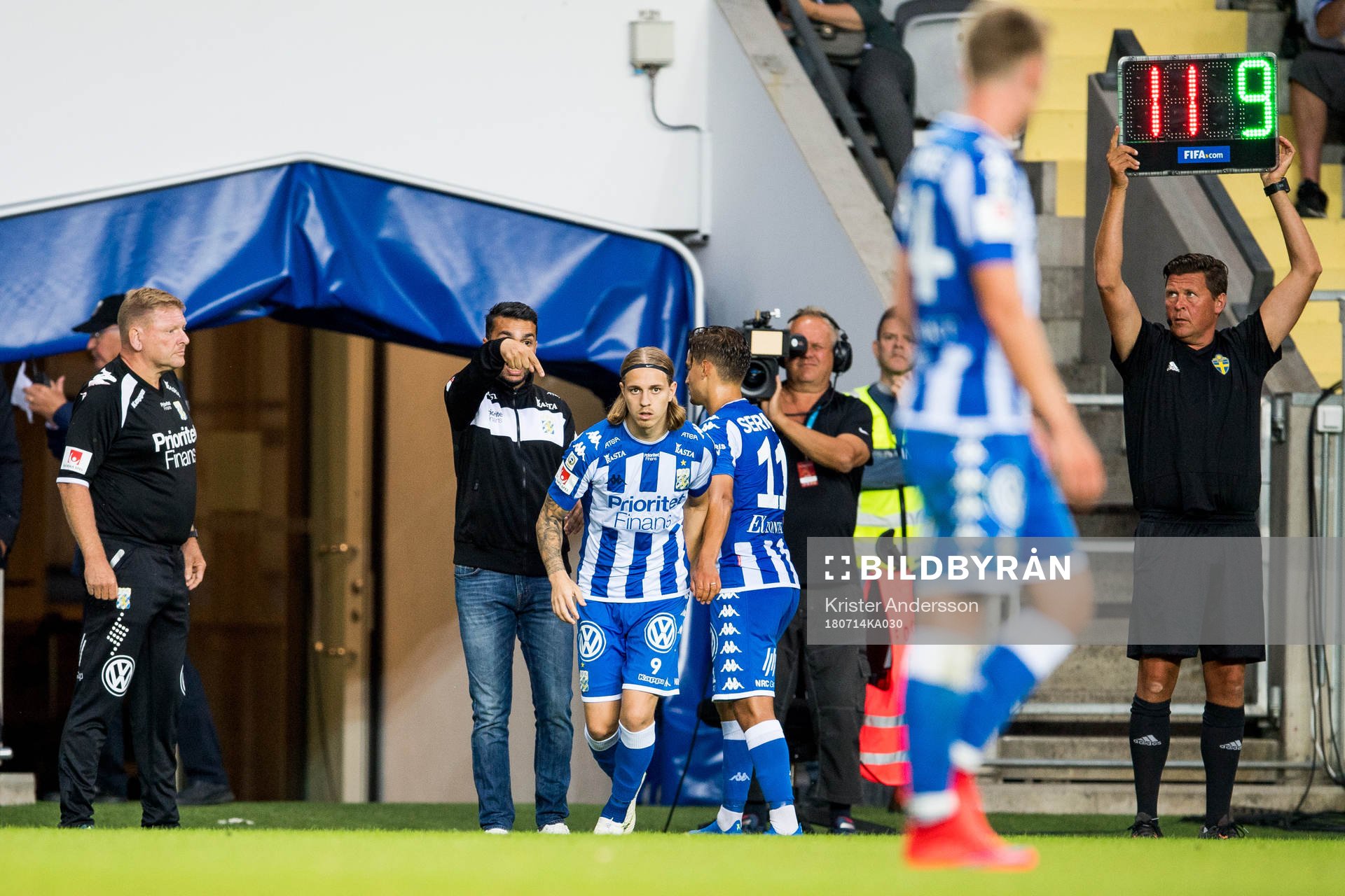 IFK Göteborgs Elias Mar Omarsson och Amin Affane