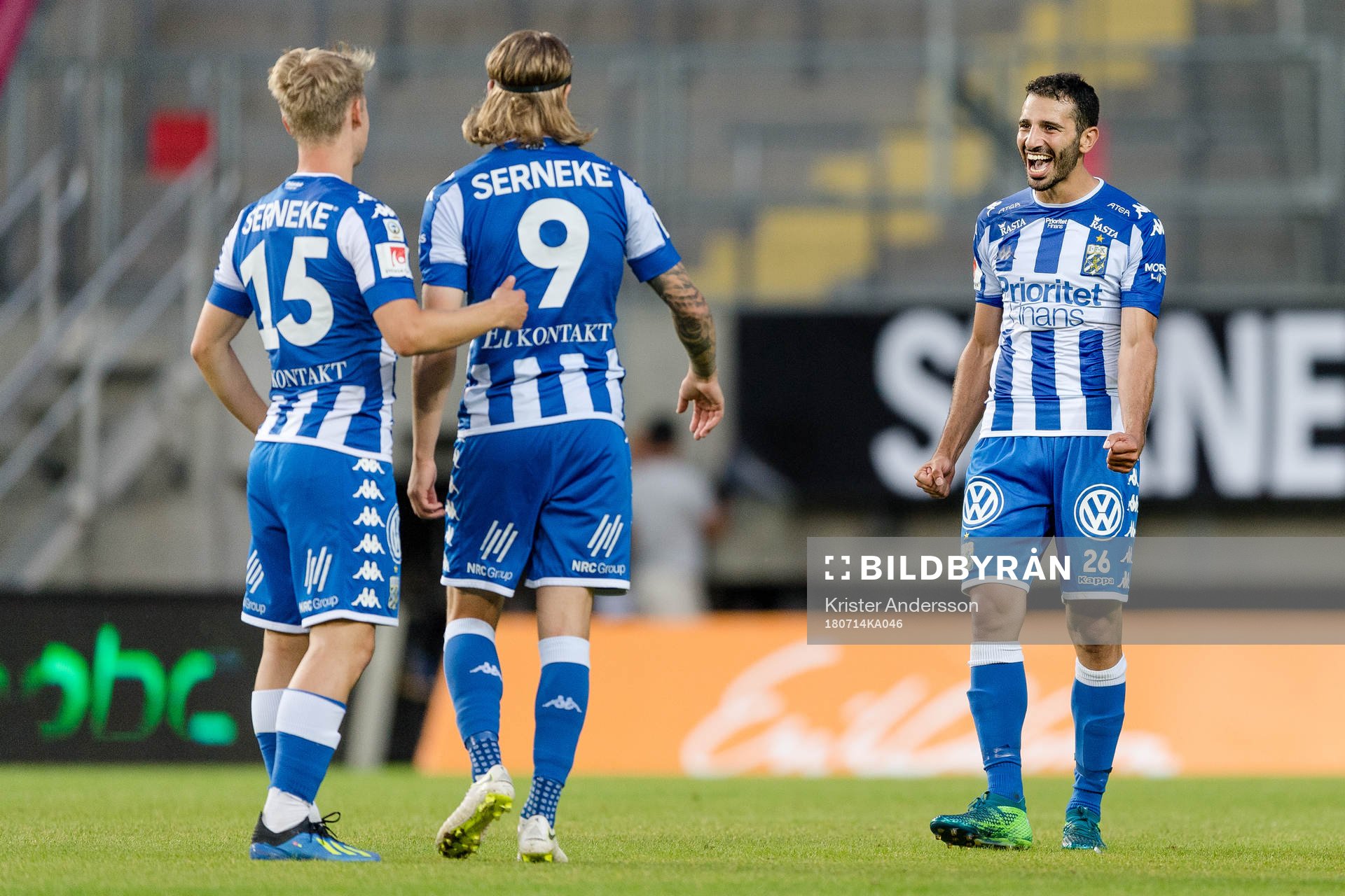 IFK Göteborgs André Calisir jublar