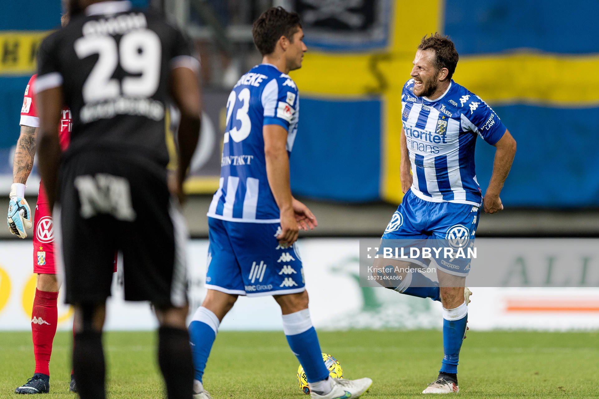 IFK Göteborgs Tobias Hysén har ont
