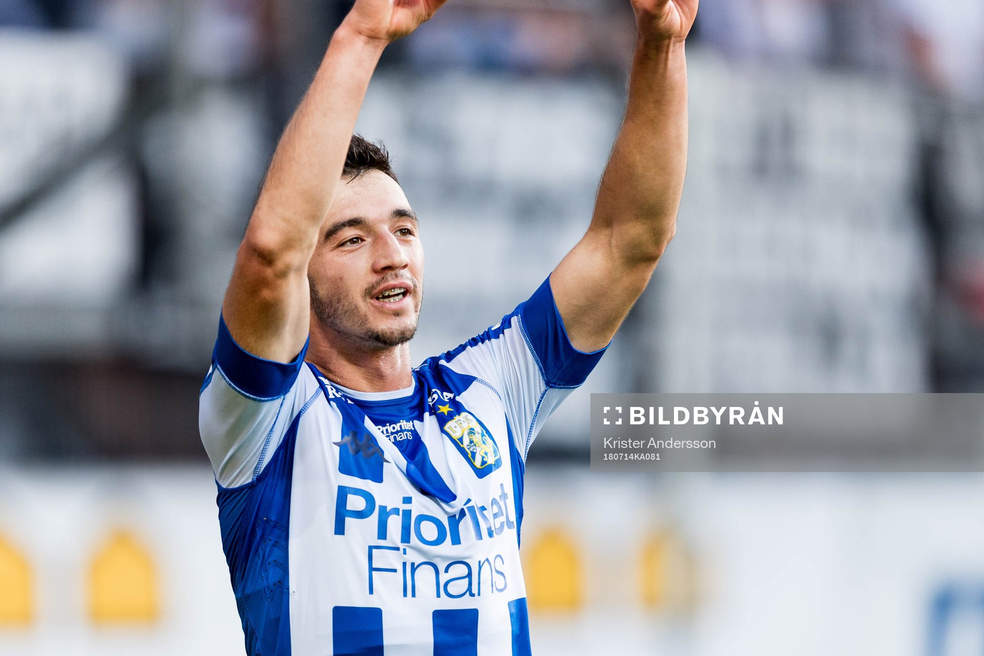 IFK Göteborgs Giorgi Kharaishvili jublar