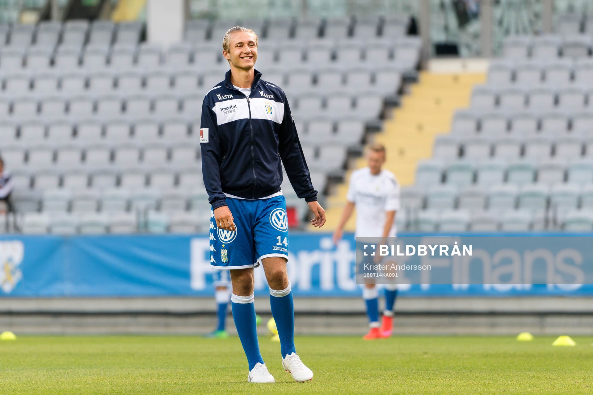 IFK Göteborgs Benjamin Nygren före fotbollsmatchen i