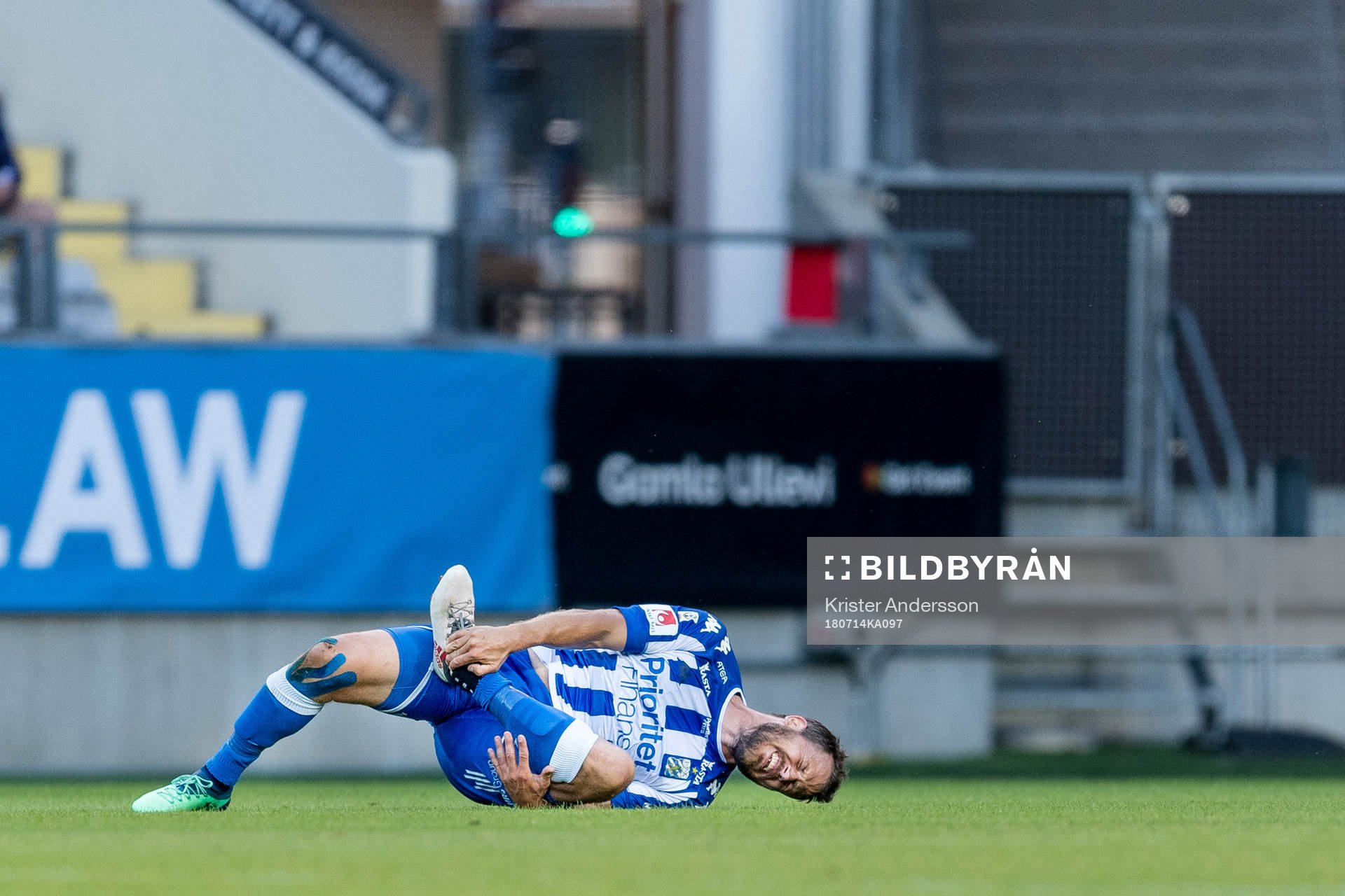 IFK Göteborgs Tobias Hysén med skada