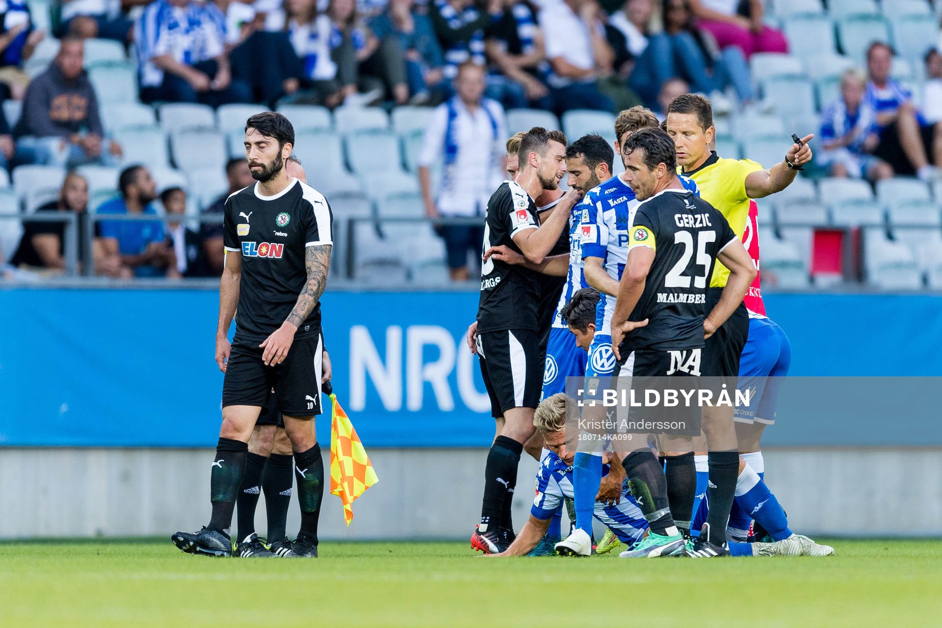 Örebros Nordin Gerzic blir utvisad