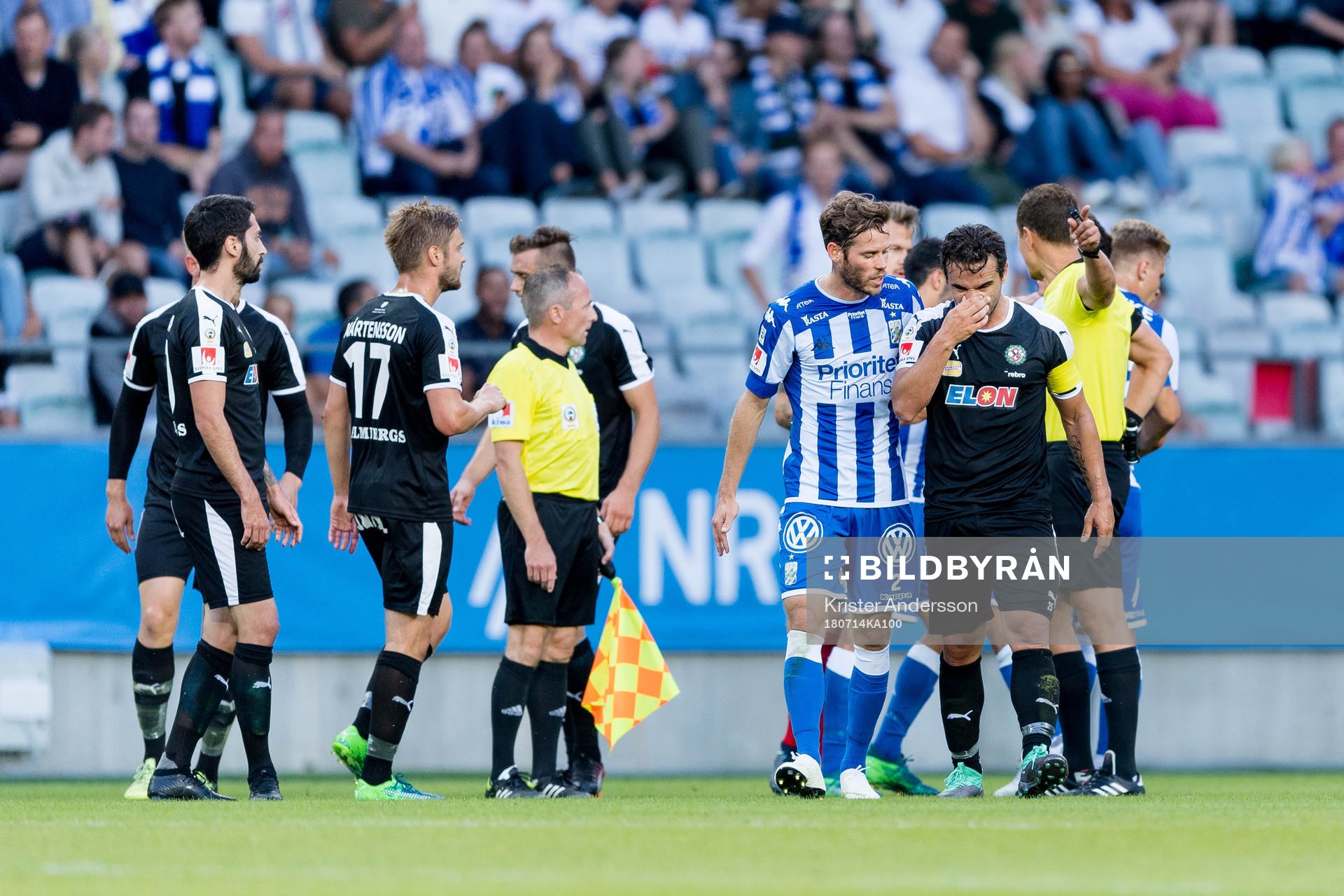 Örebros Nordin Gerzic blir utvisad