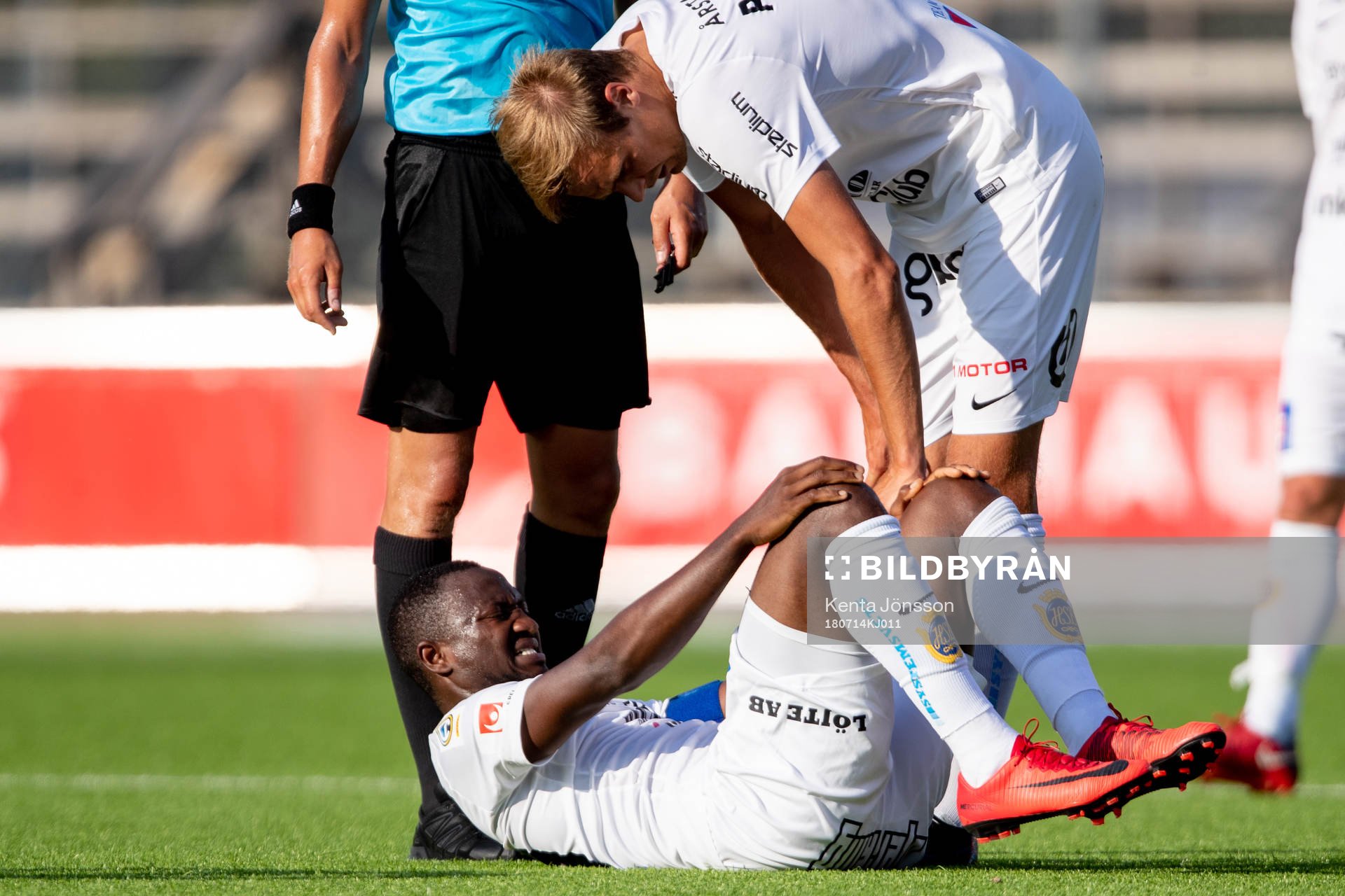 Sirius Moses Ogbu med en skada