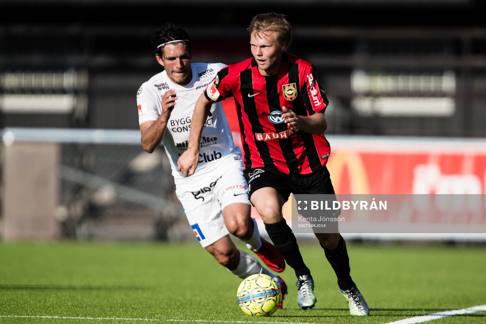 Brommapojkarnas Tim Söderström och Sirius Ian Sirelius