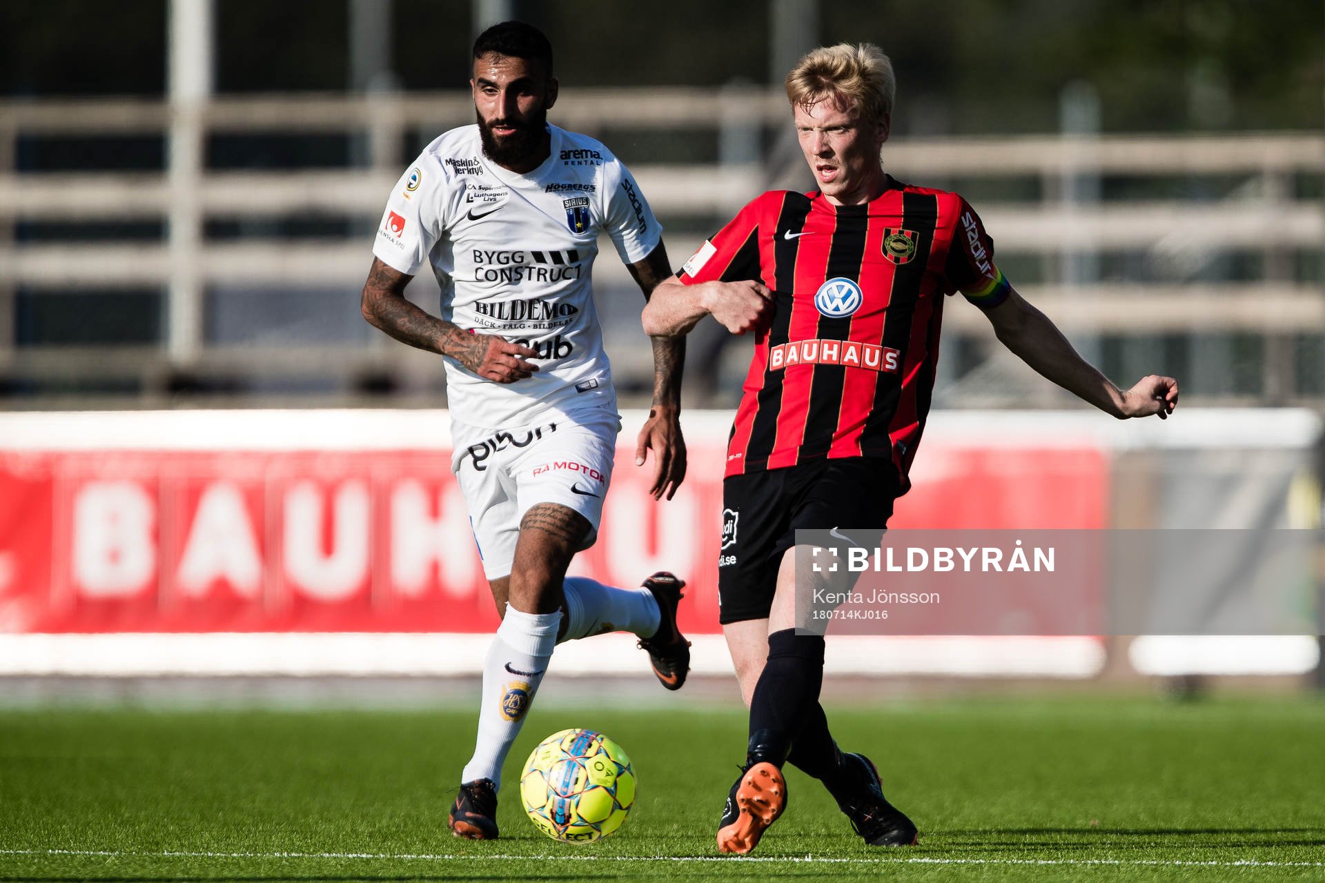 Brommapojkarnas Gustav Sandberg Magnusson och Sirius