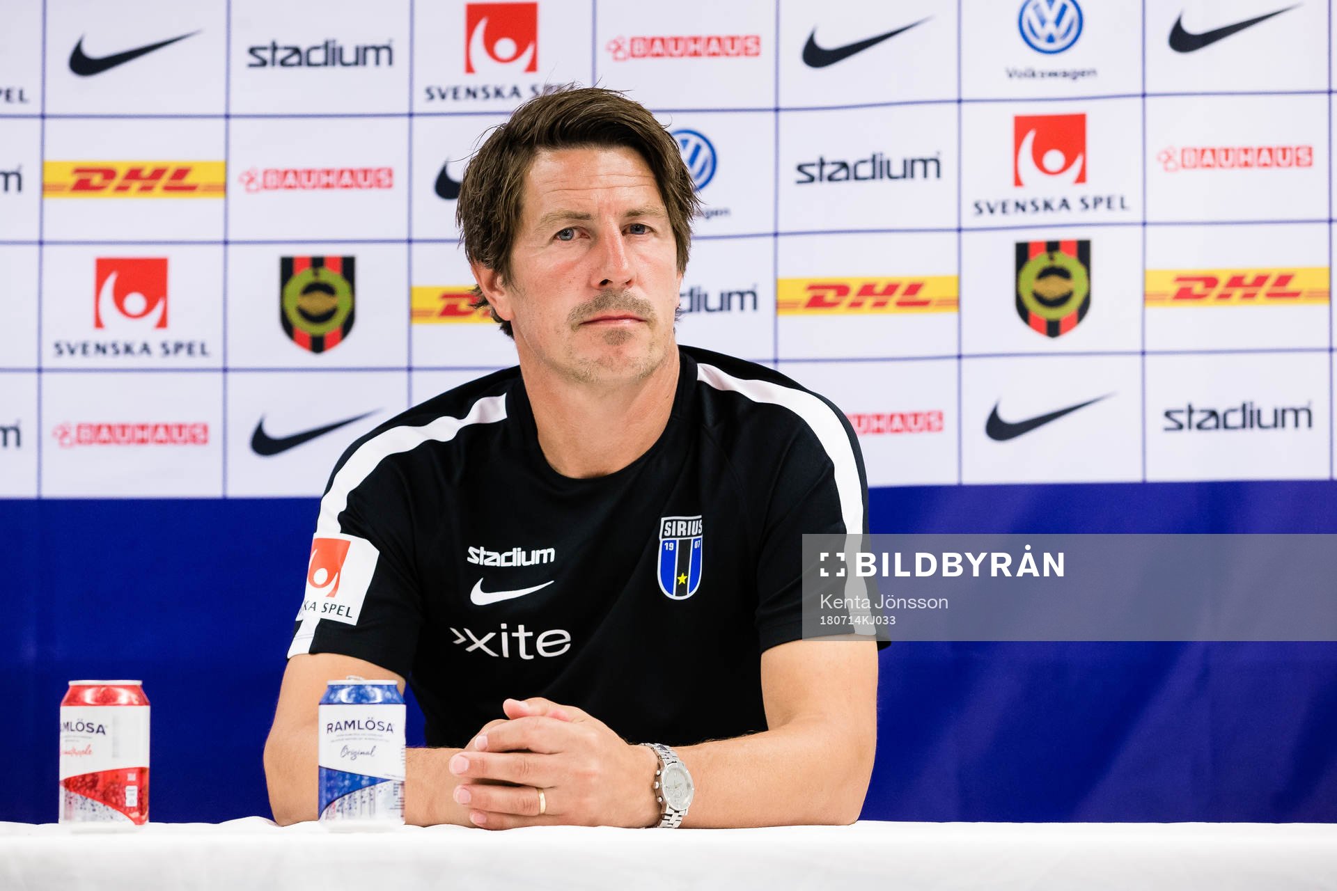 Sirius tränare Thomas Lagerlöf