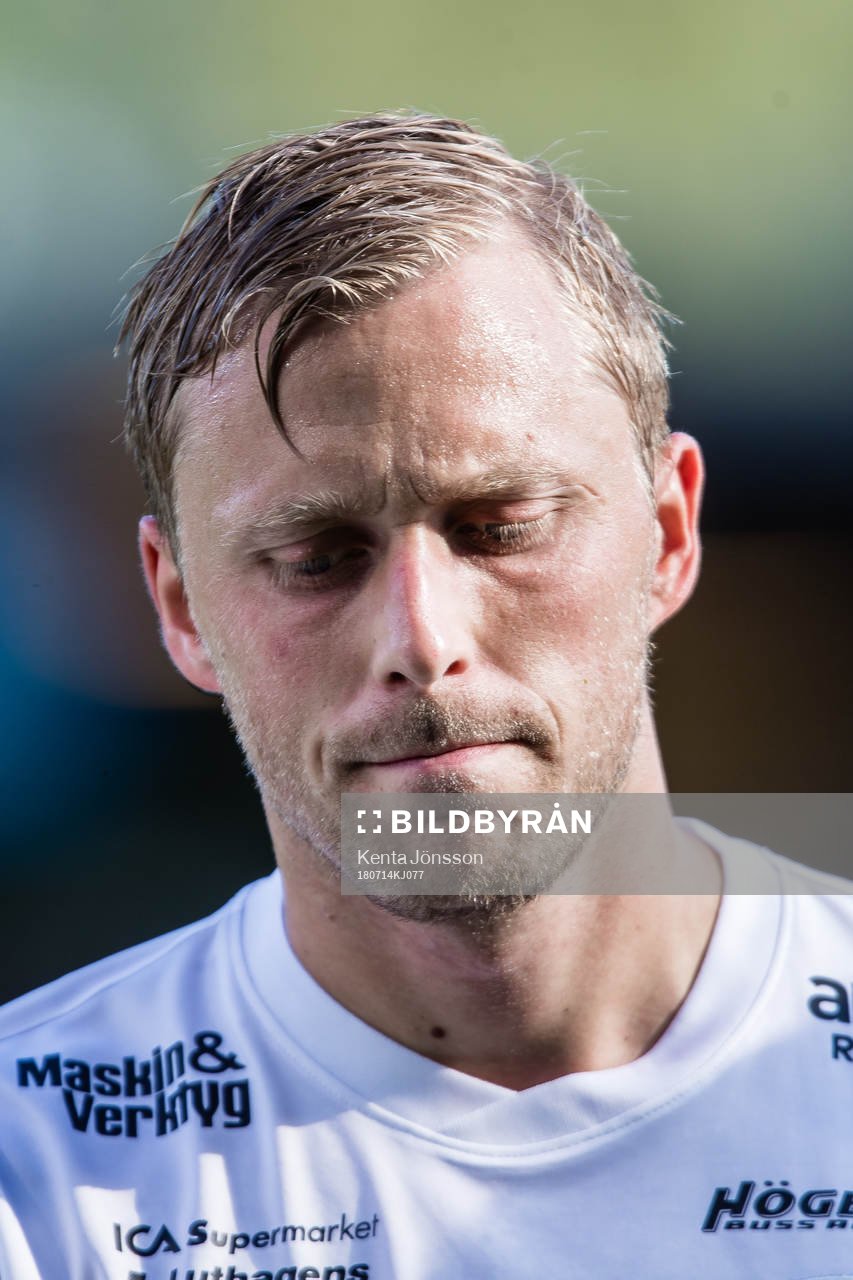 Sirius Christer Gustafsson innan fotbollsmatchen i