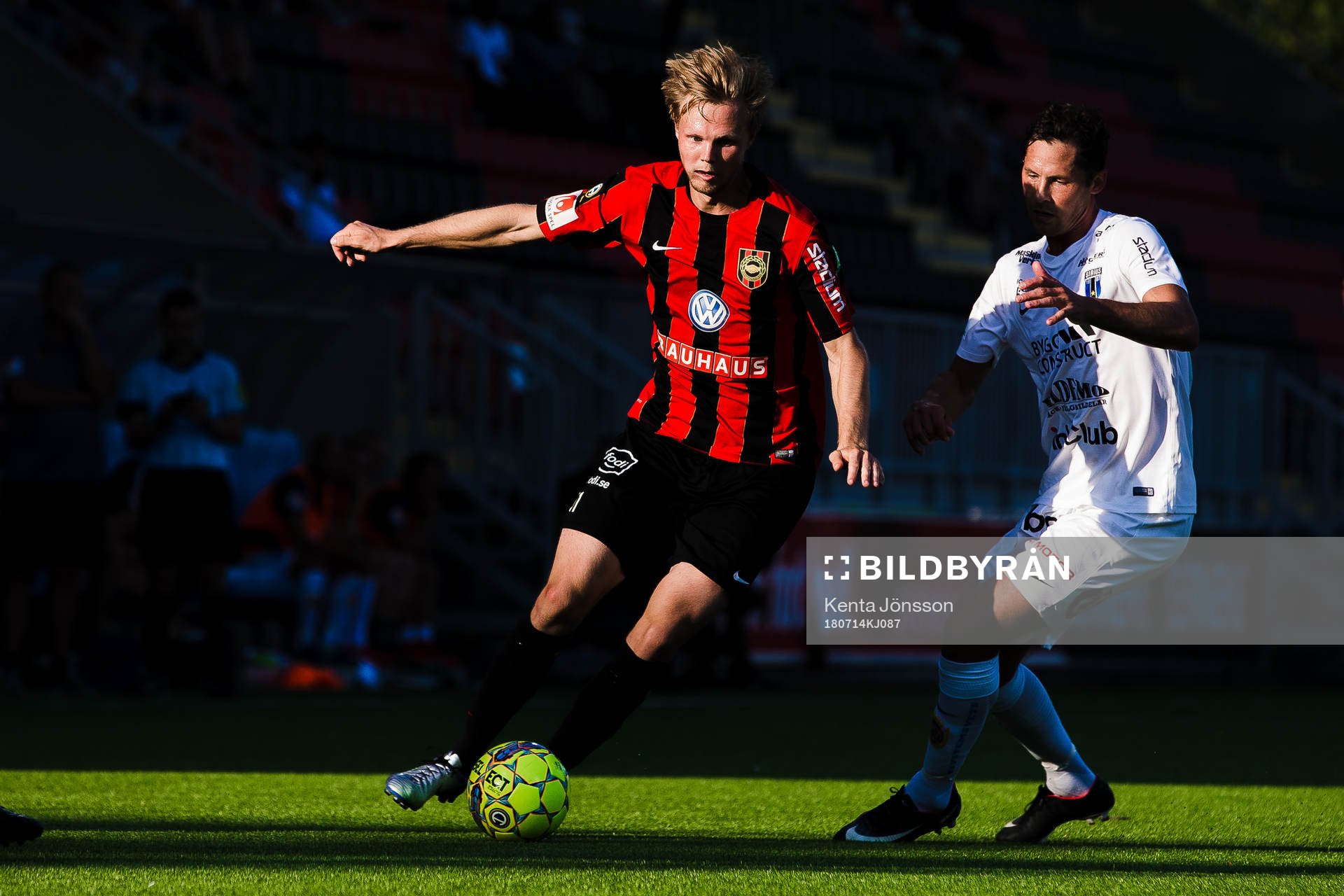 Brommapojkarnas Tim Söderström och Sirius Philip Haglund