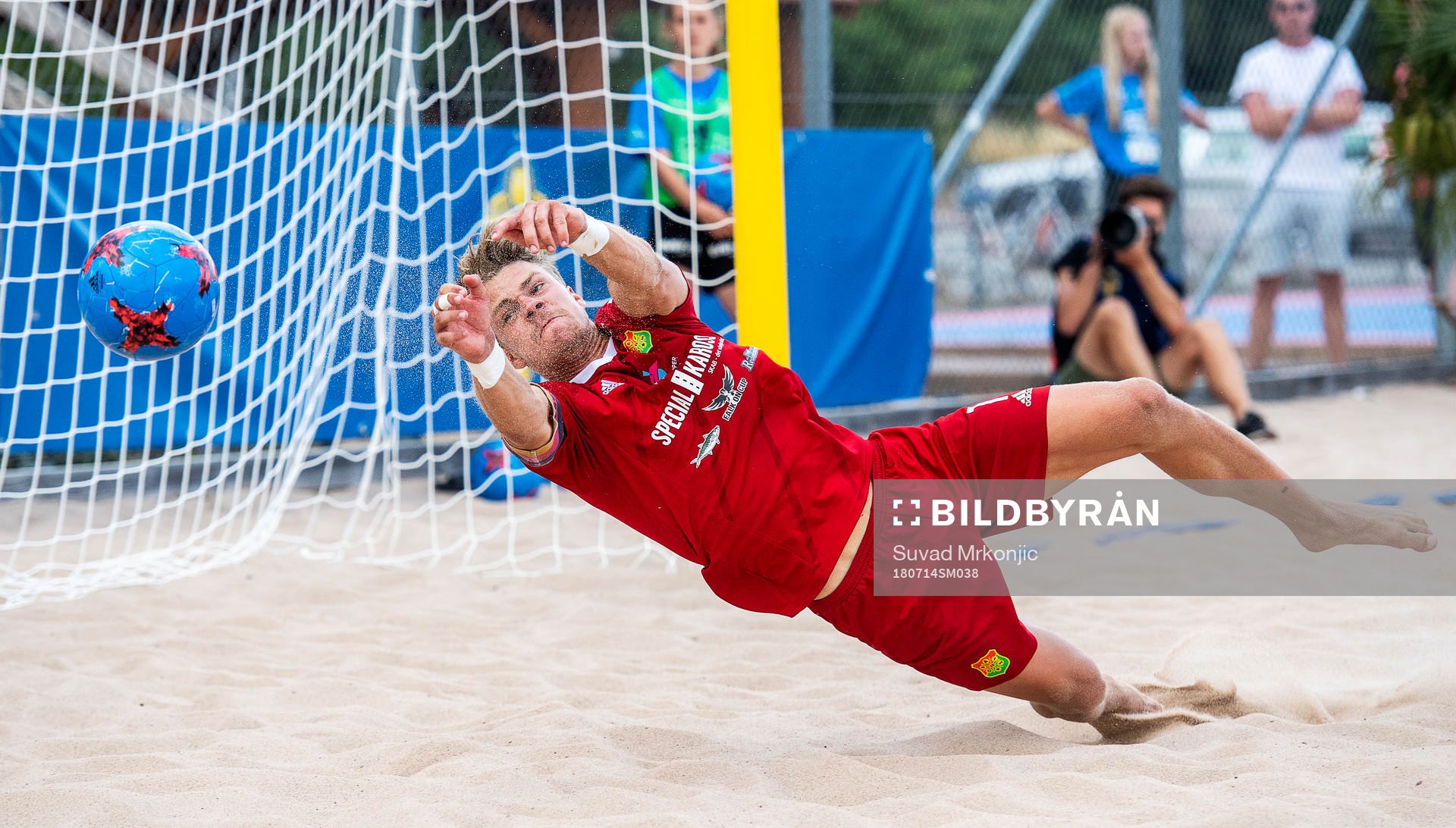 Gais Futsals målvakt Adam Gustafsson