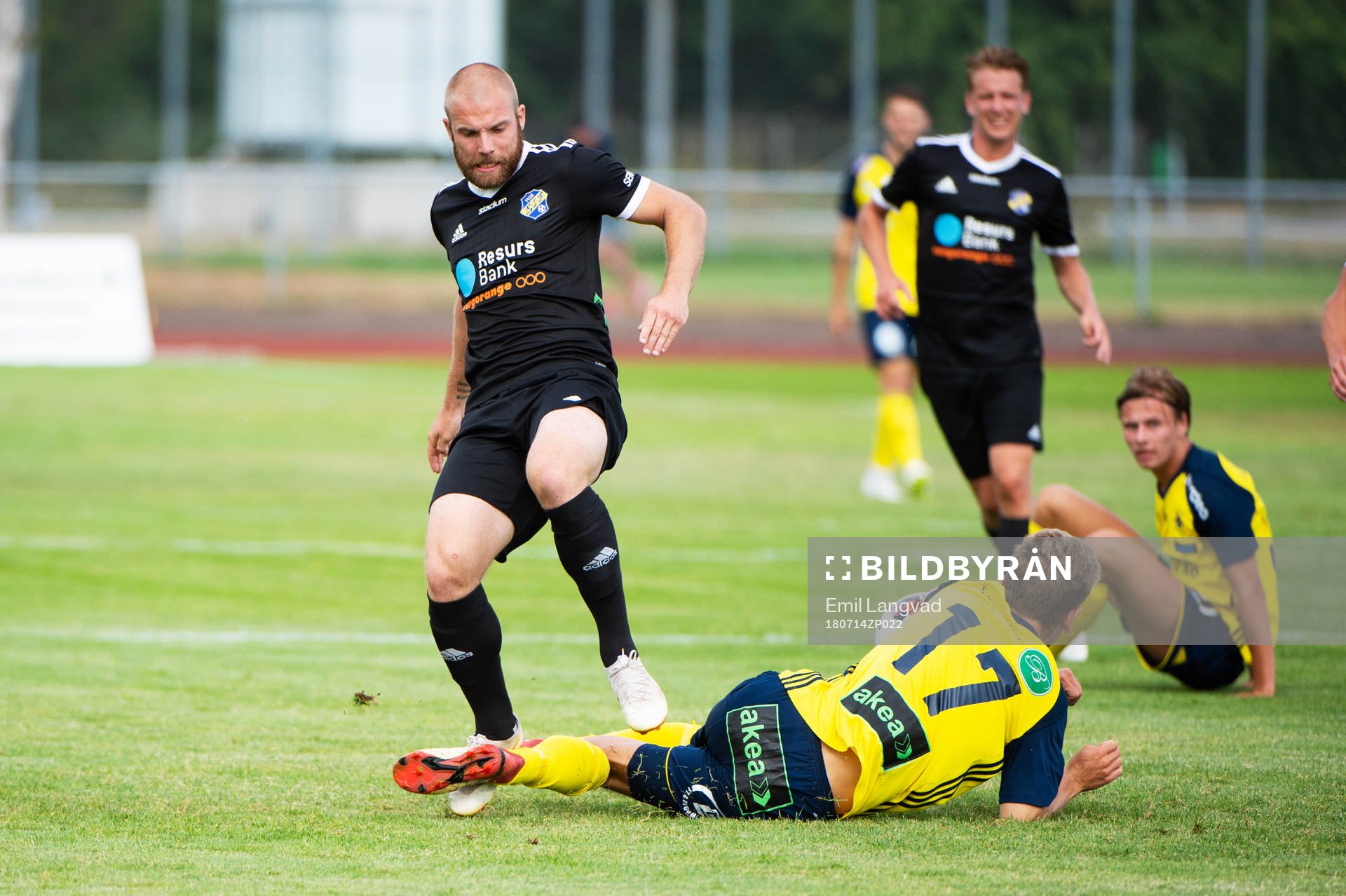 Eskilsminnes Emil Åberg och Ängelholms Niklas Svensson