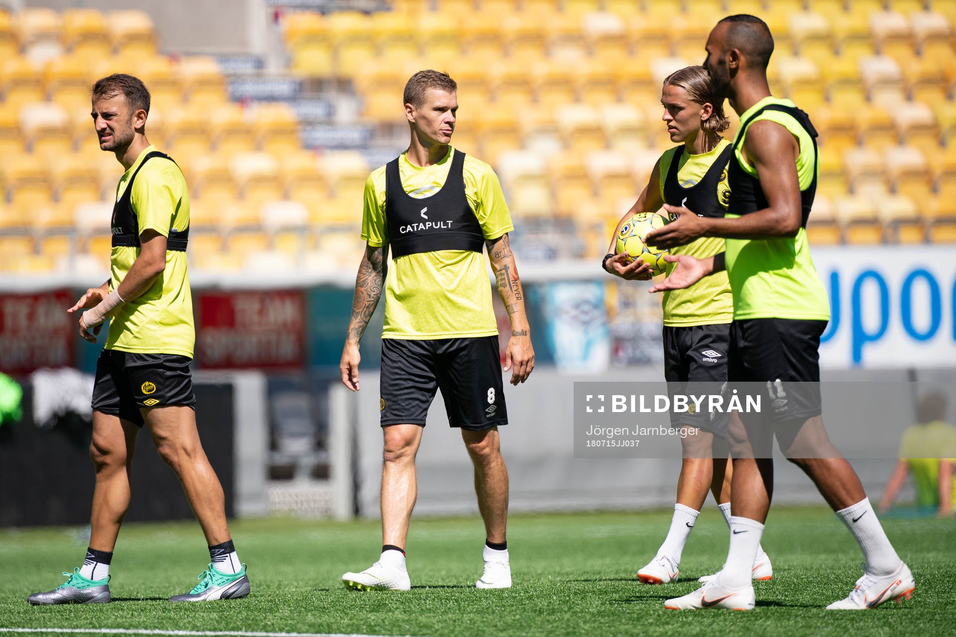 Robert Gojani, Samuel Holmén, Jesper Karlsson och Issam